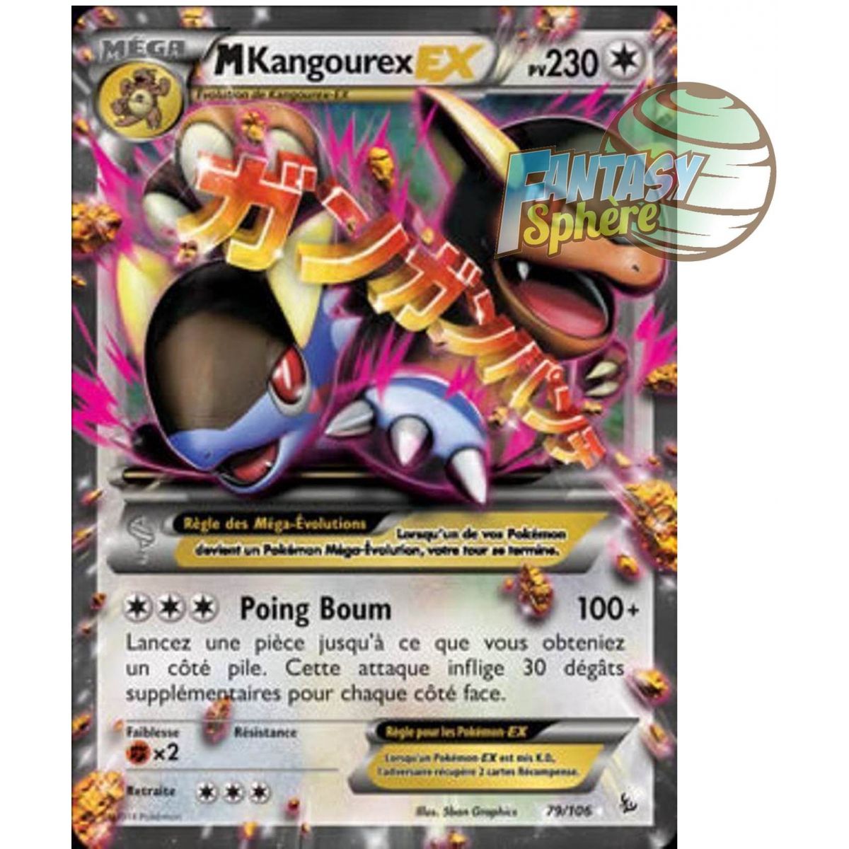 Mega Kangourex-EX – Ultra Rare 109/106 – XY 2 Sparks