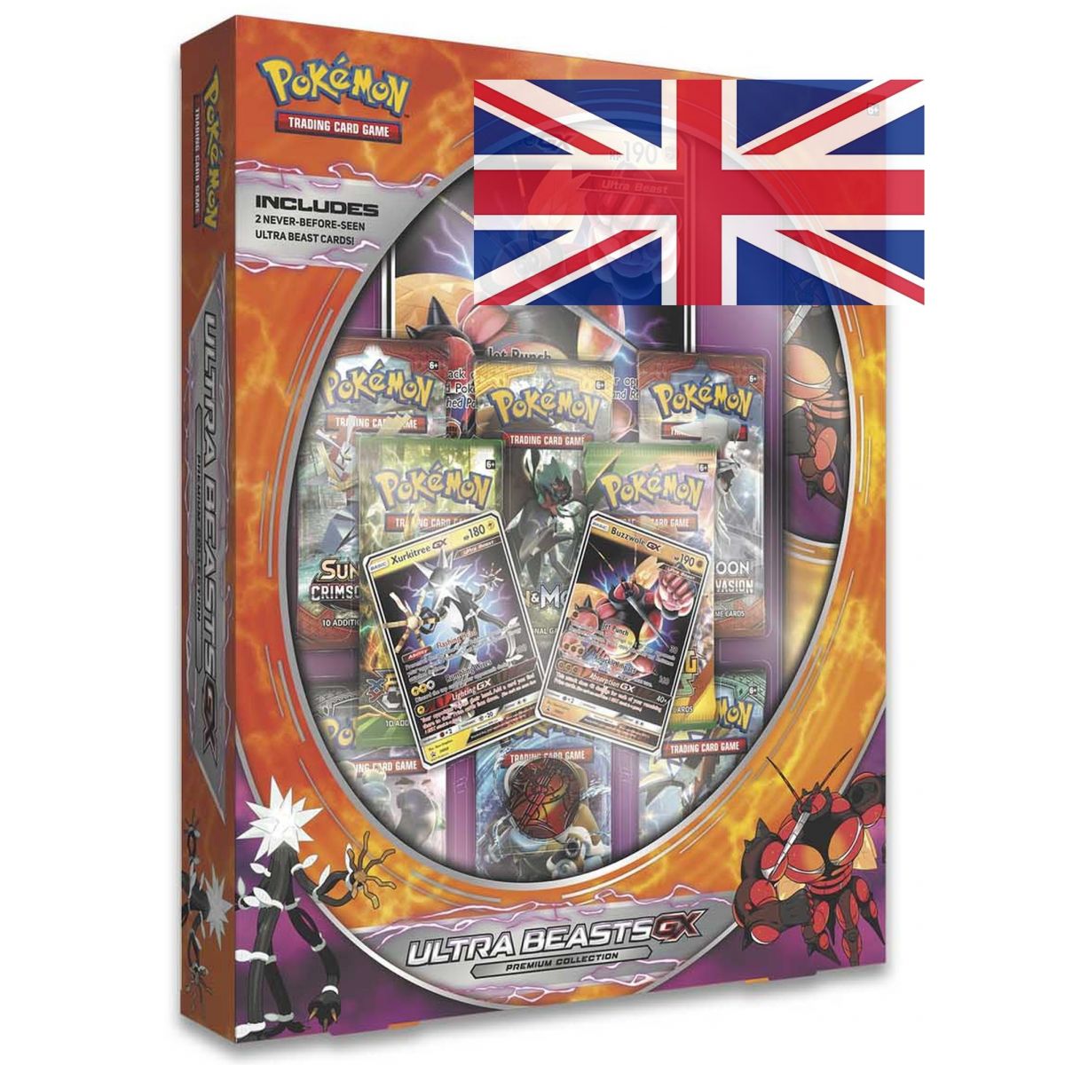 Pokémon - Box - Ultra Beasts GX Premium Collection: Buzzwole GX - DEUTSCH