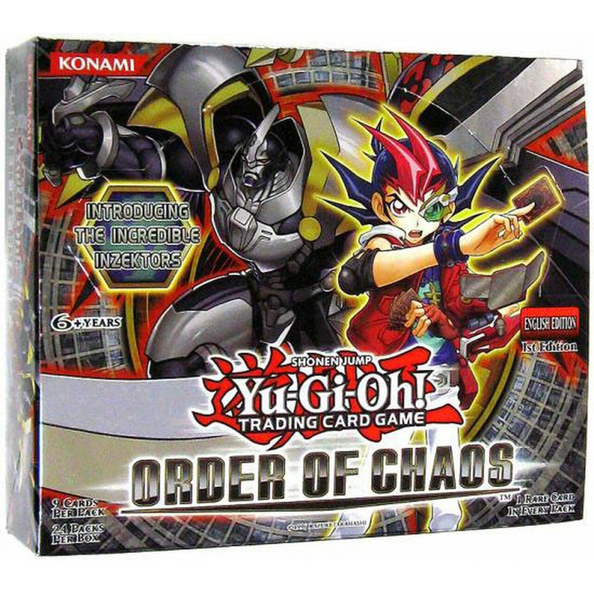 Yu Gi Oh! - Display - Box mit 24 Boostern - Order of Chaos - 1. Auflage - ENGLISCH