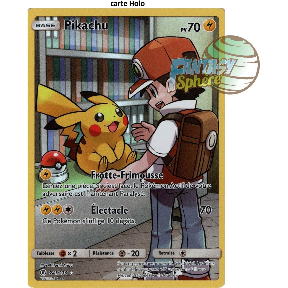 Pikachu - Holo Rare 241/236 - Sonne & Mond 12 Kosmische Finsternis