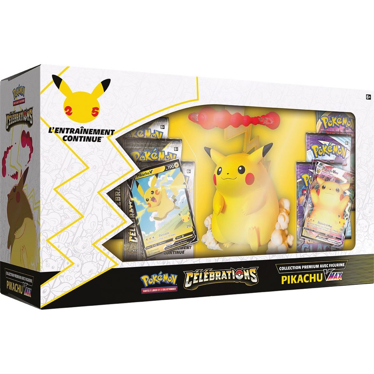 Pokémon – Premium-Kollektionsbox – Pikachu VMAX – 25-jähriges Jubiläum [EB07.5] – FR
