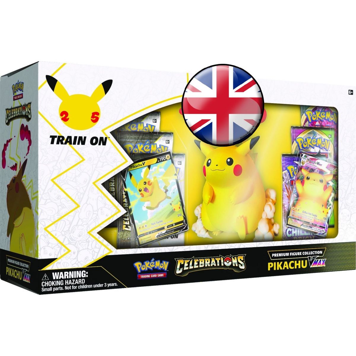 Pokémon – Premium-Sammelbox – Pikachu VMAX – Feierlichkeiten zum 25-jährigen Jubiläum [EB07.5] – DEUTSCH