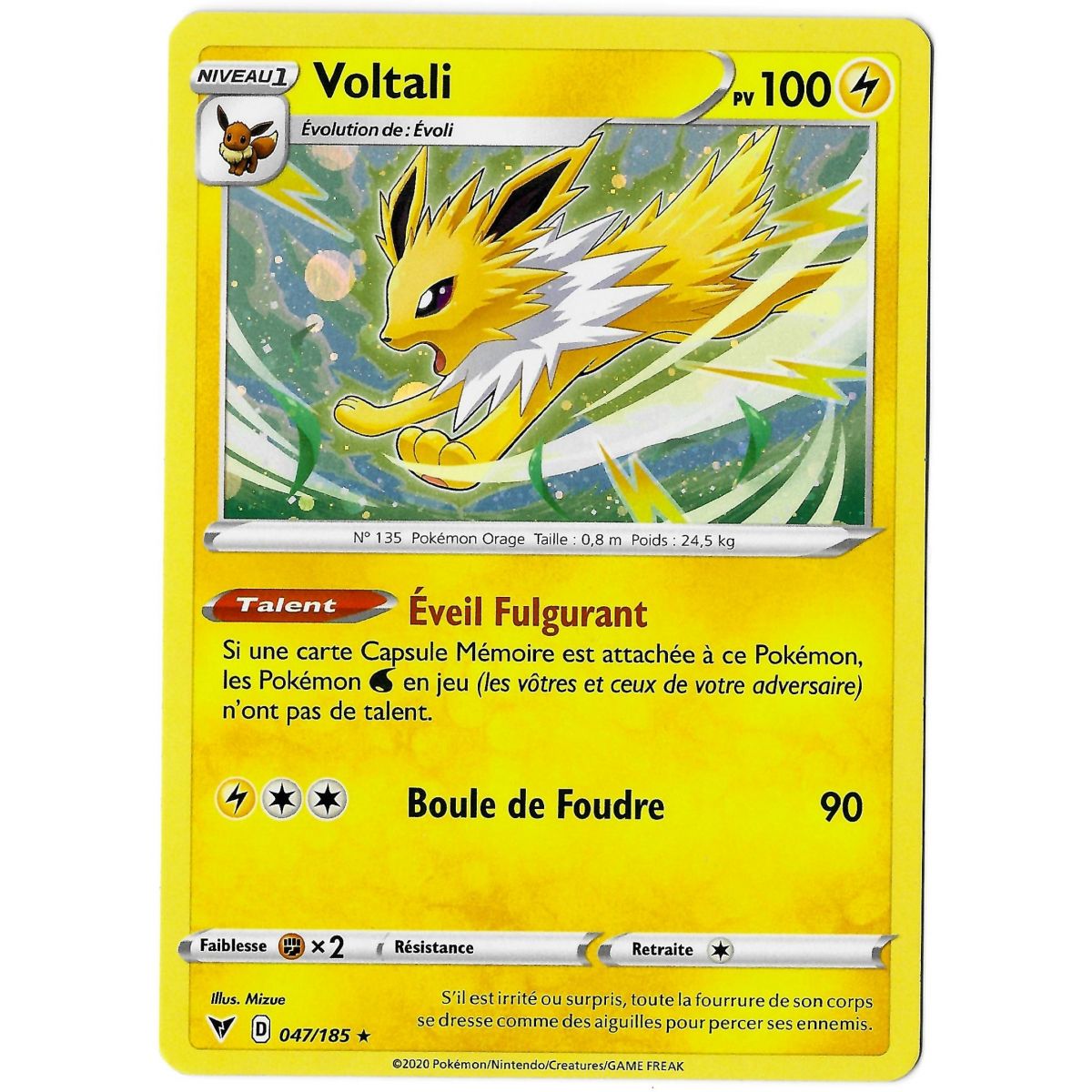Voltali – Holo Rare – 047/185