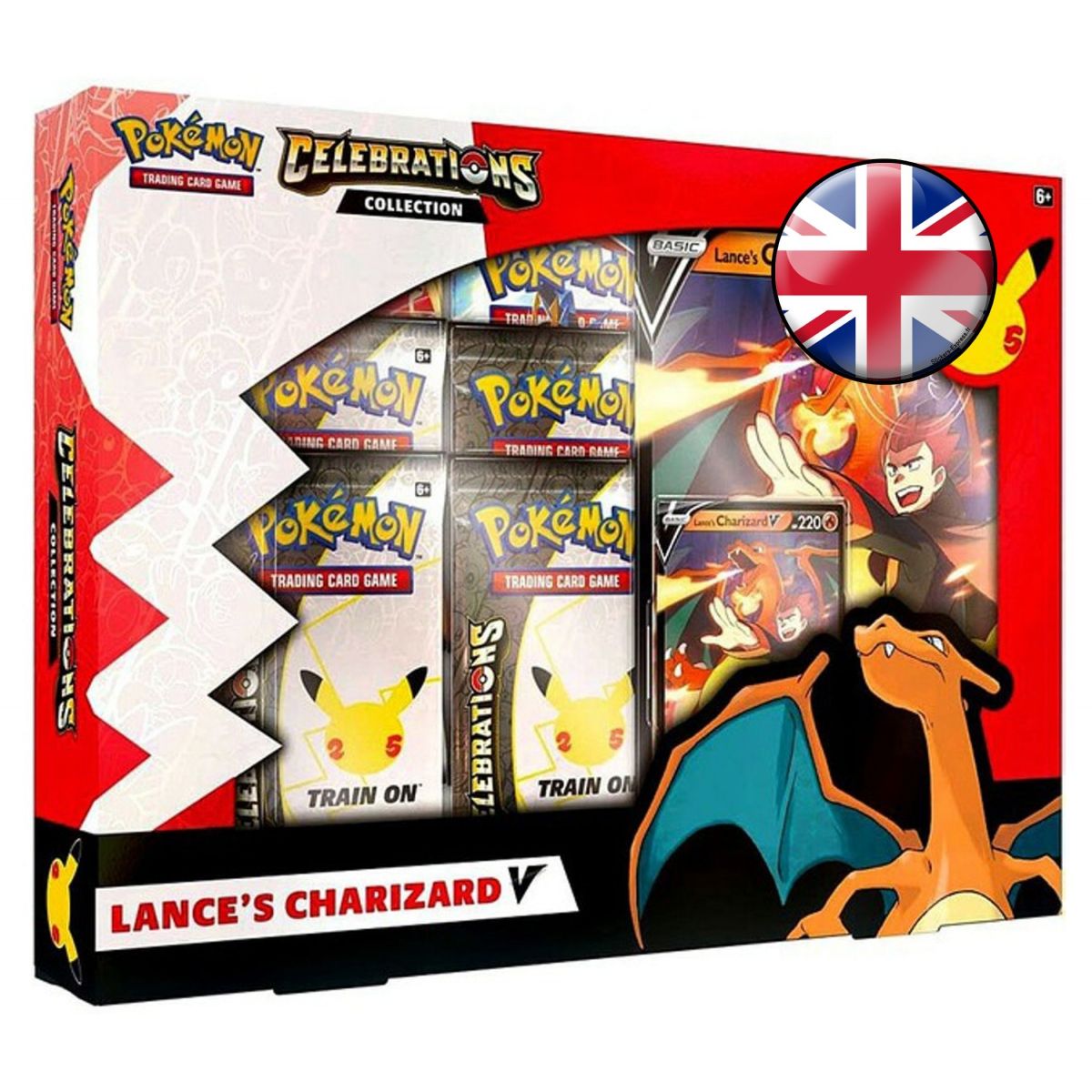 Pokémon – Box – Lance's Charizard V – Feierlichkeiten zum 25-jährigen Jubiläum [EB07.5] – DEUTSCH