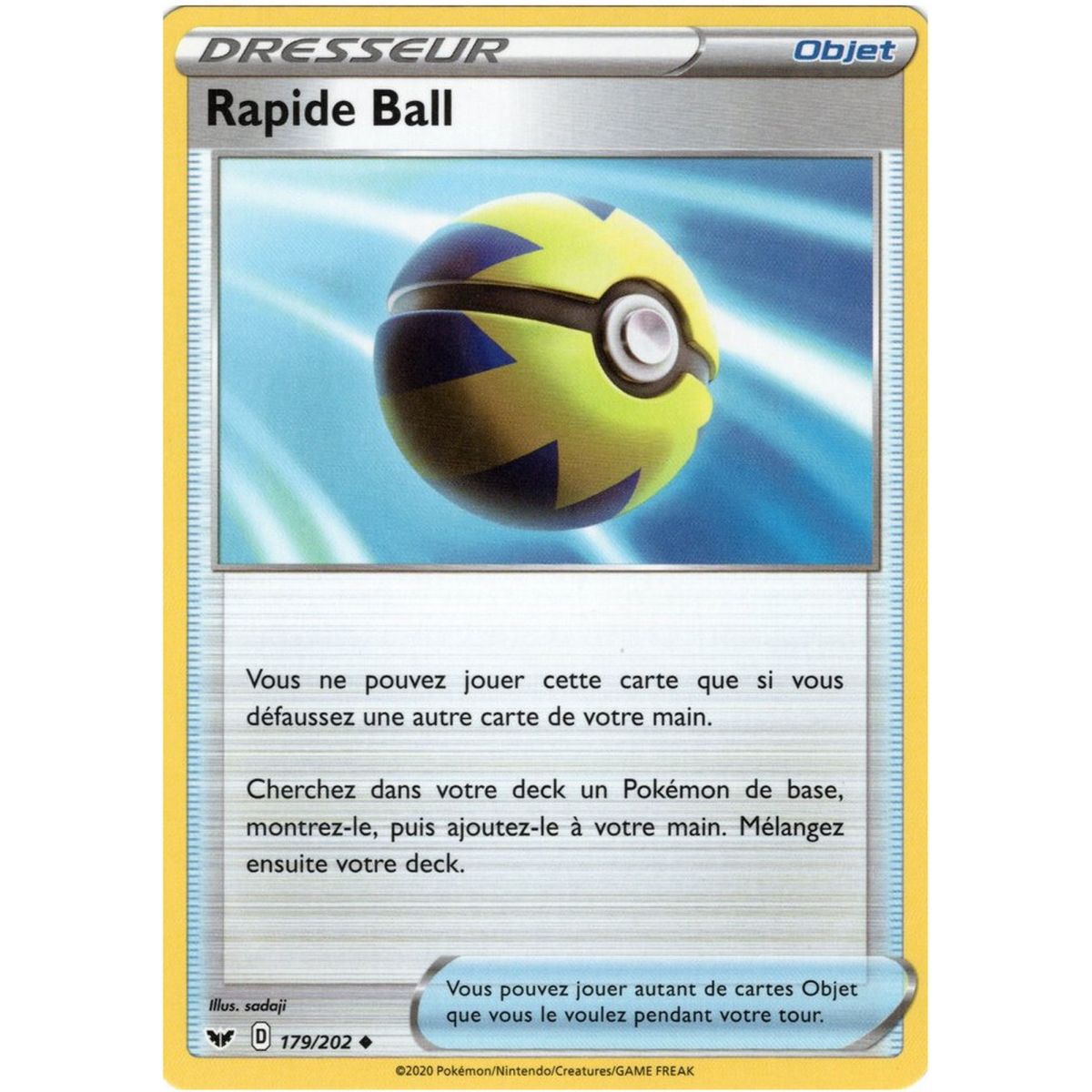 Rapid Ball – Ungewöhnlich 179/202 EB01 Schwert und Schild