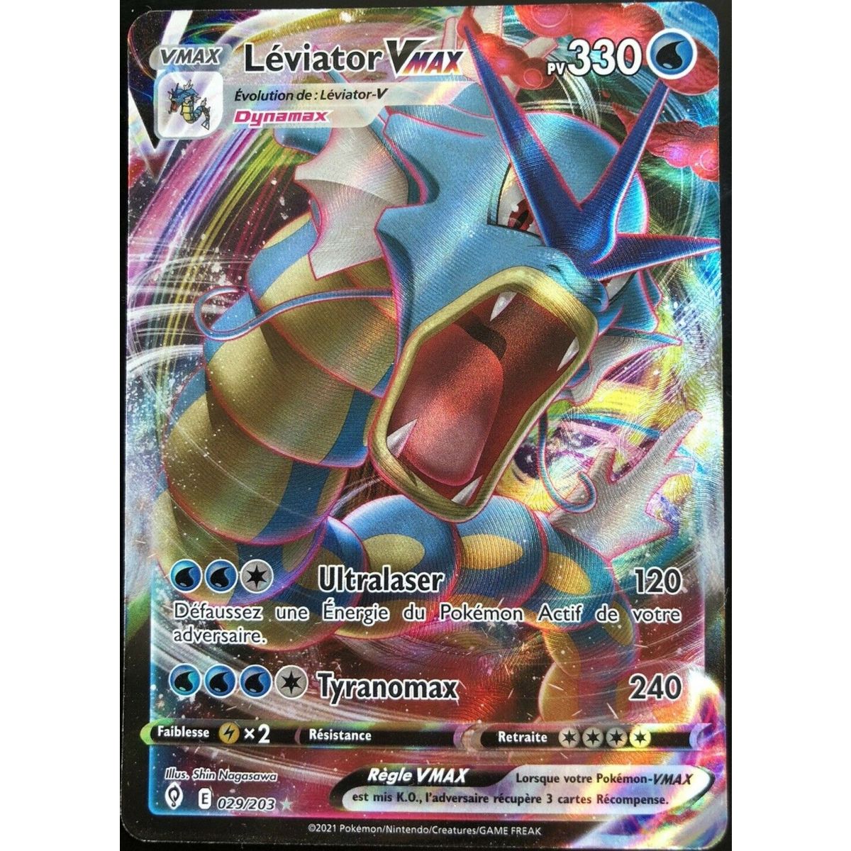 Item Gyarados VMAX – Ultra Rare 029/203 – Schwert- und Schildentwicklung Celeste