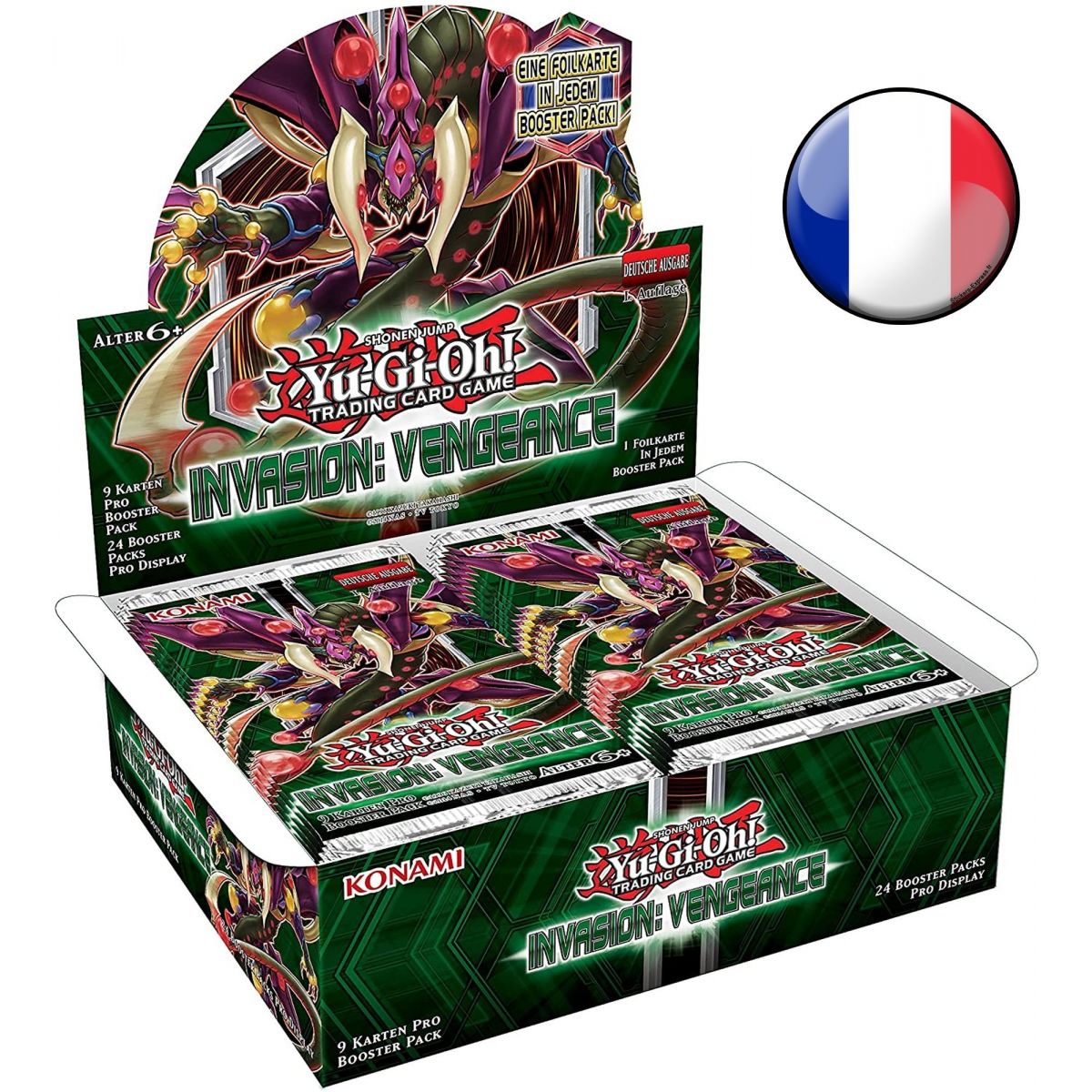 Yu Gi Oh! - Display - Box mit 24 Boostern - Invasion: Vengeance - FR
