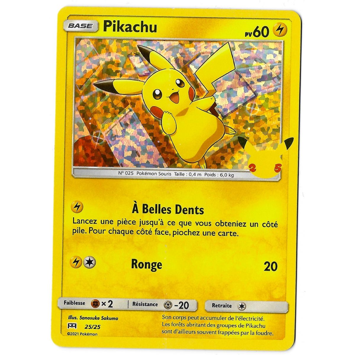 Item Pikachu – Holo Rare – 25/25