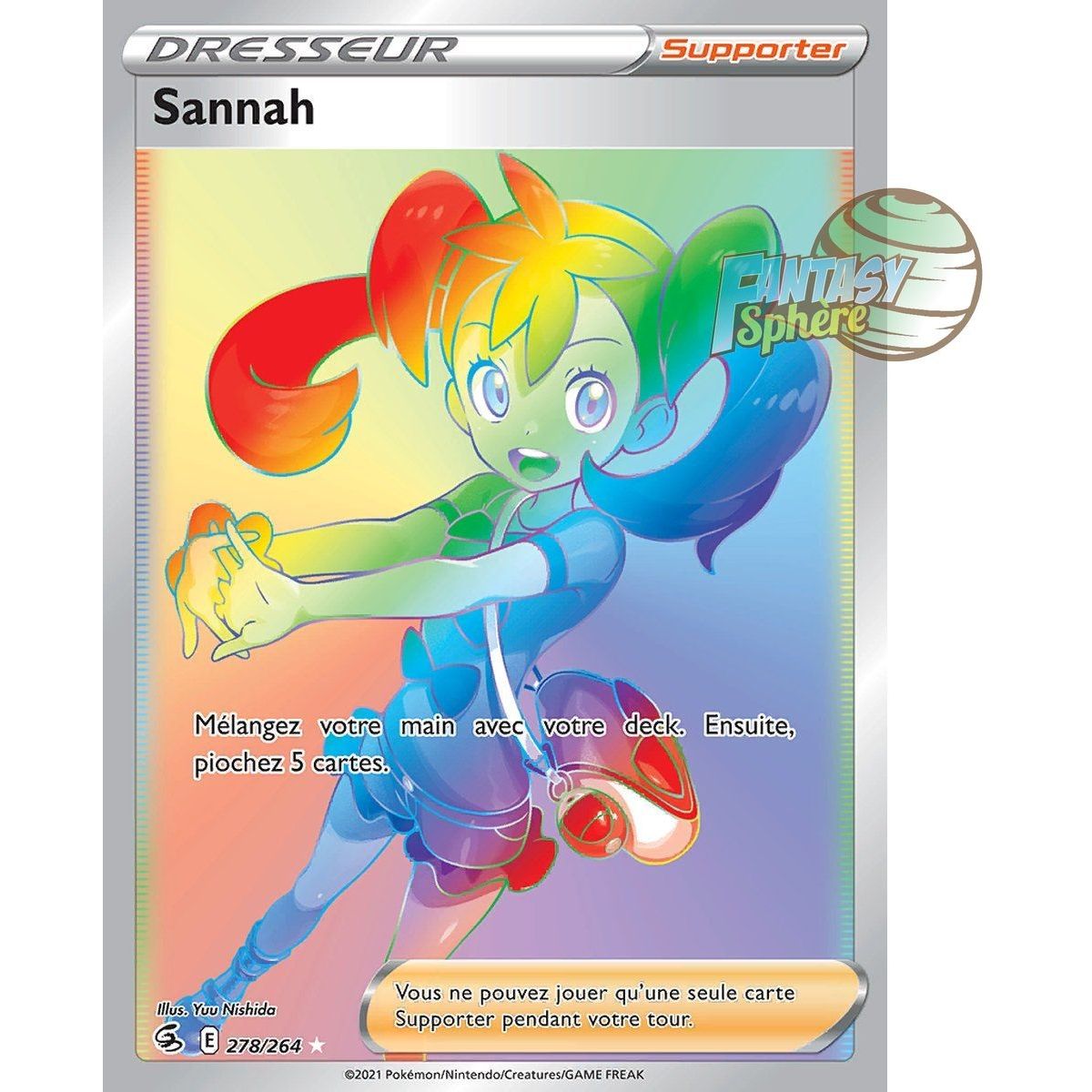 Item Sannah – Secret Rare 278/264 – Fusionsfaustschwert und -schild