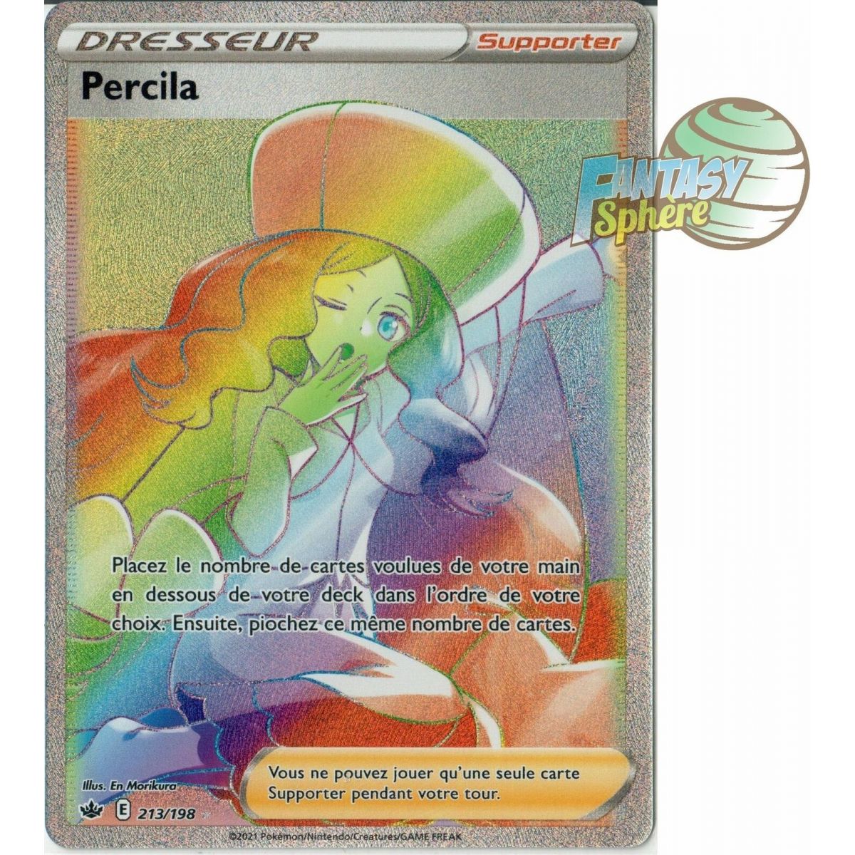 Percila – Secret Rare 213/198 – Schwert und Schild Ice Reign
