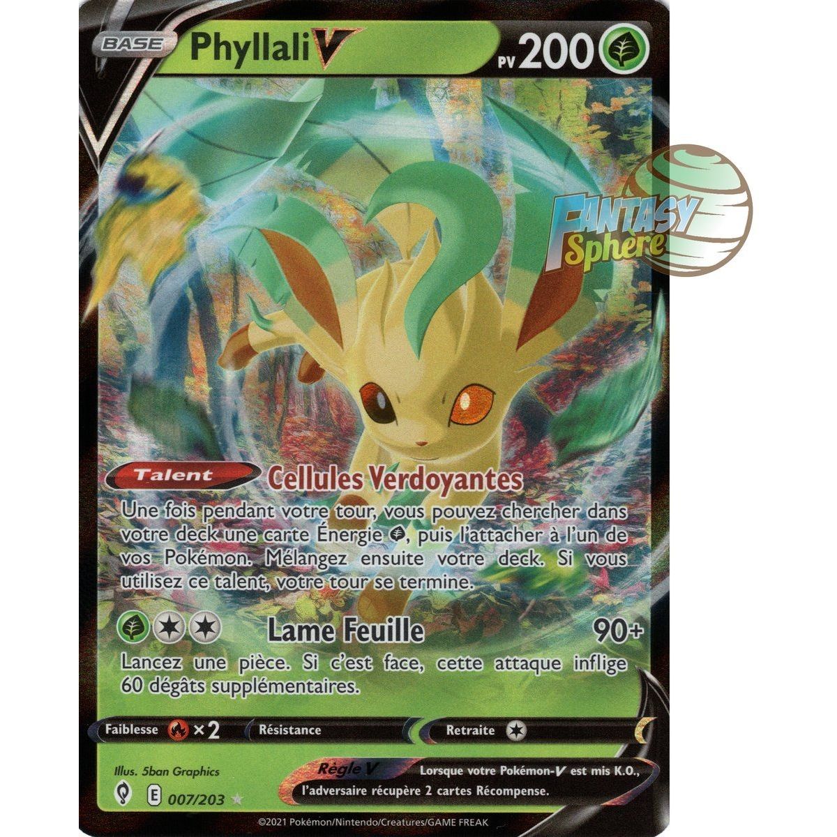 Phyllali V – Ultra Rare 7/203 – Celeste Evolution Schwert und Schild