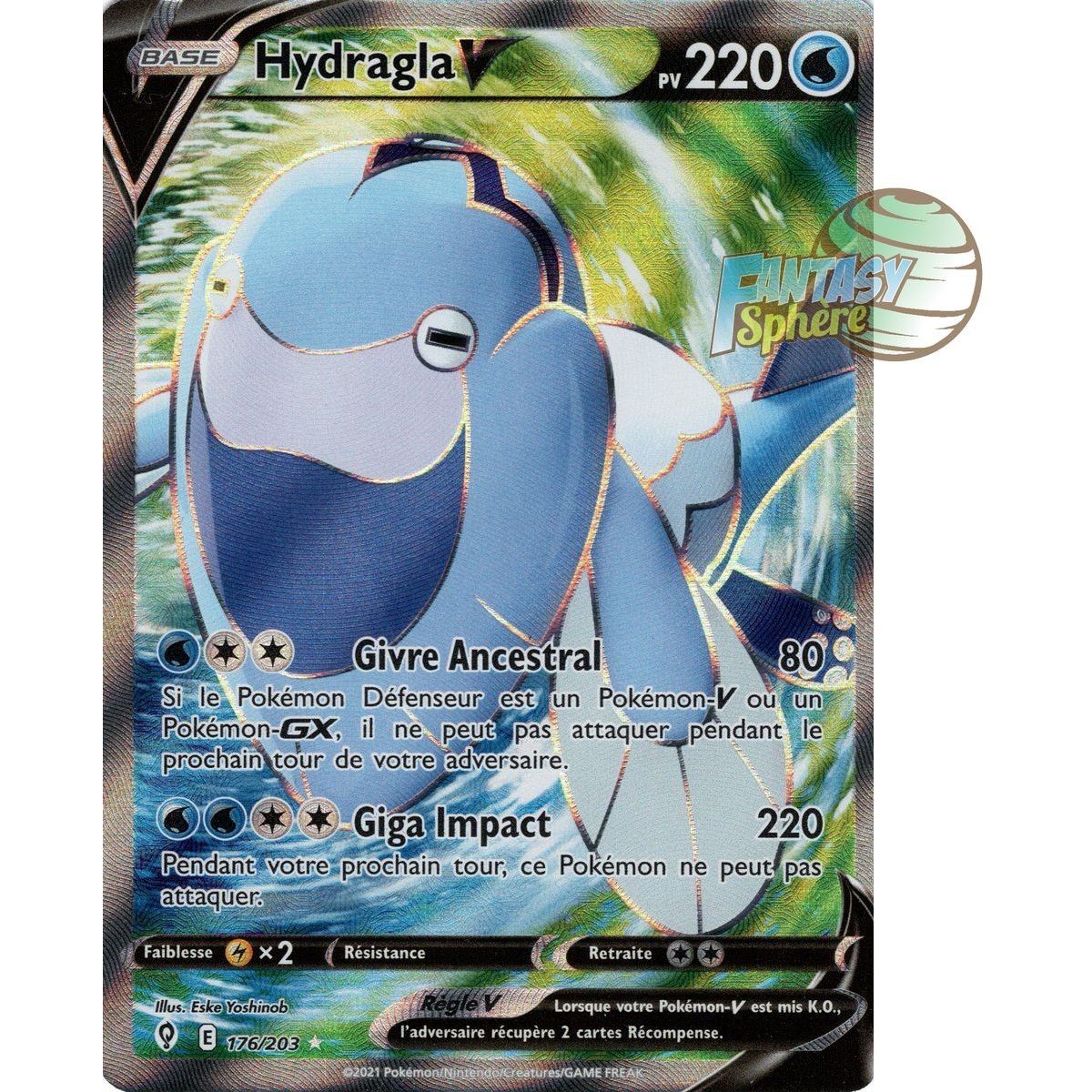 Item Hydragla V – Full Art Ultra Rare 176/203 – Schwert- und Schildentwicklung Celeste