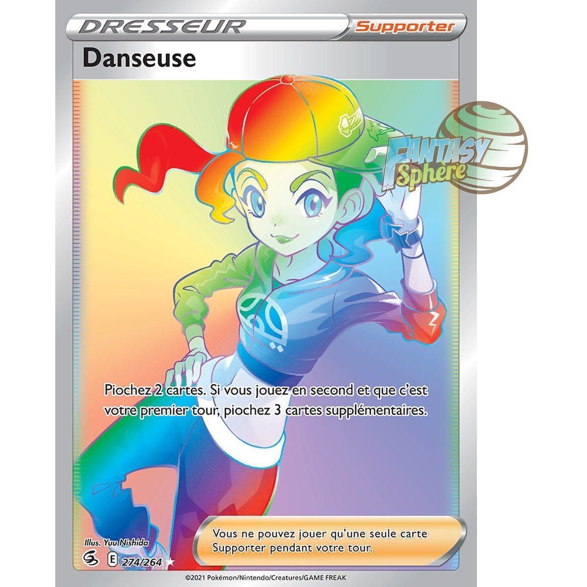 Tänzer – Secret Rare 274/264 – Fusionsfaustschwert und -schild