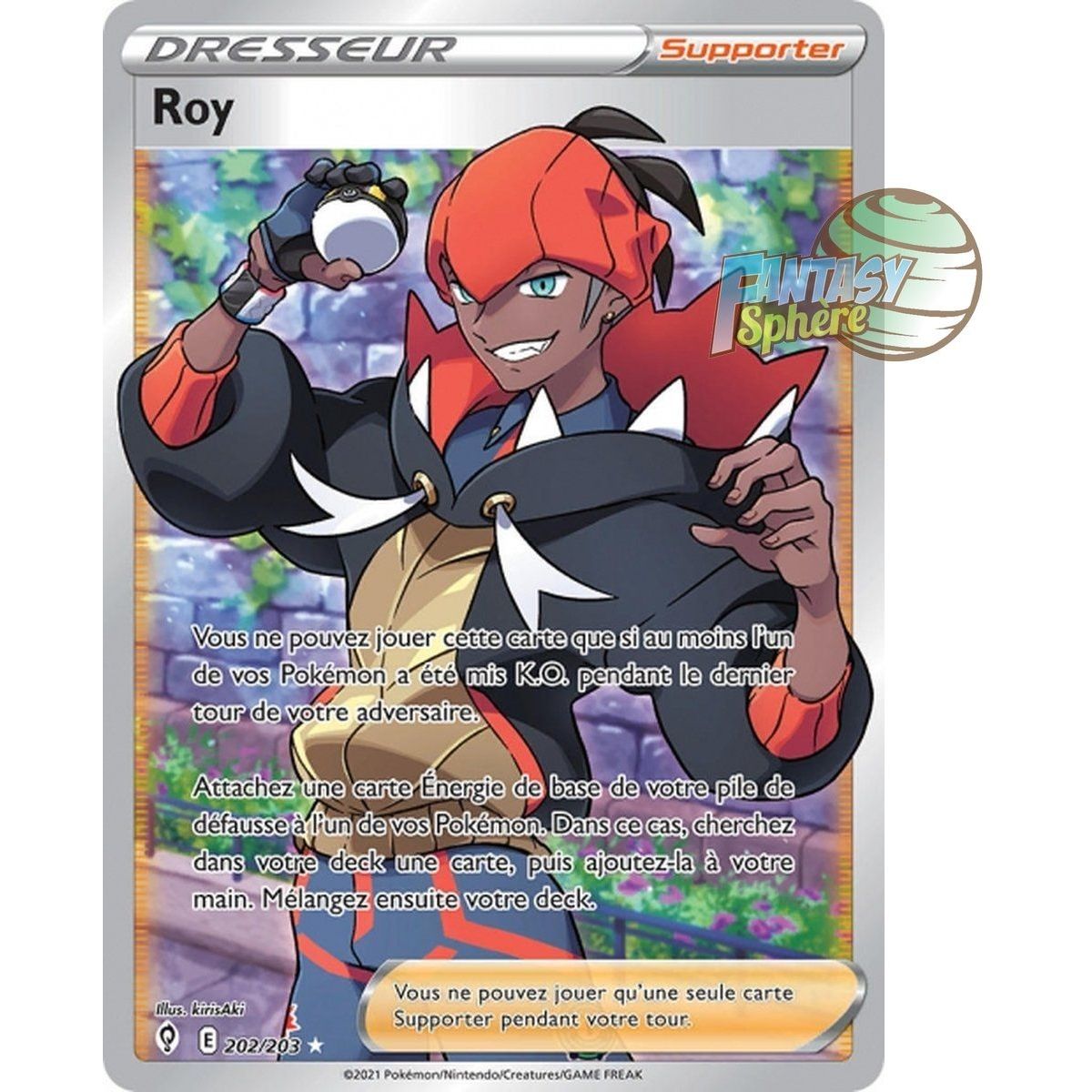 Item Roy – Full Art Ultra Rare 202/203 – Celeste Evolution Schwert und Schild