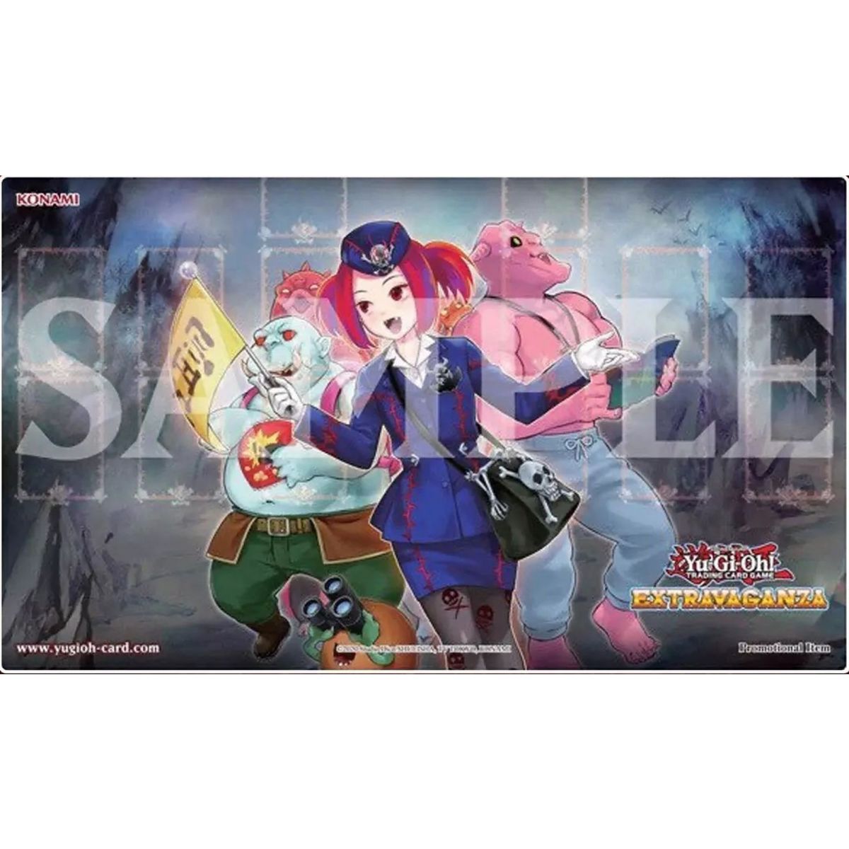 Yu-Gi-Oh! - Spielmatte - Extravaganza 2021 "Reiseführer aus der Unterwelt" Gewinnen Sie eine Spielmatte