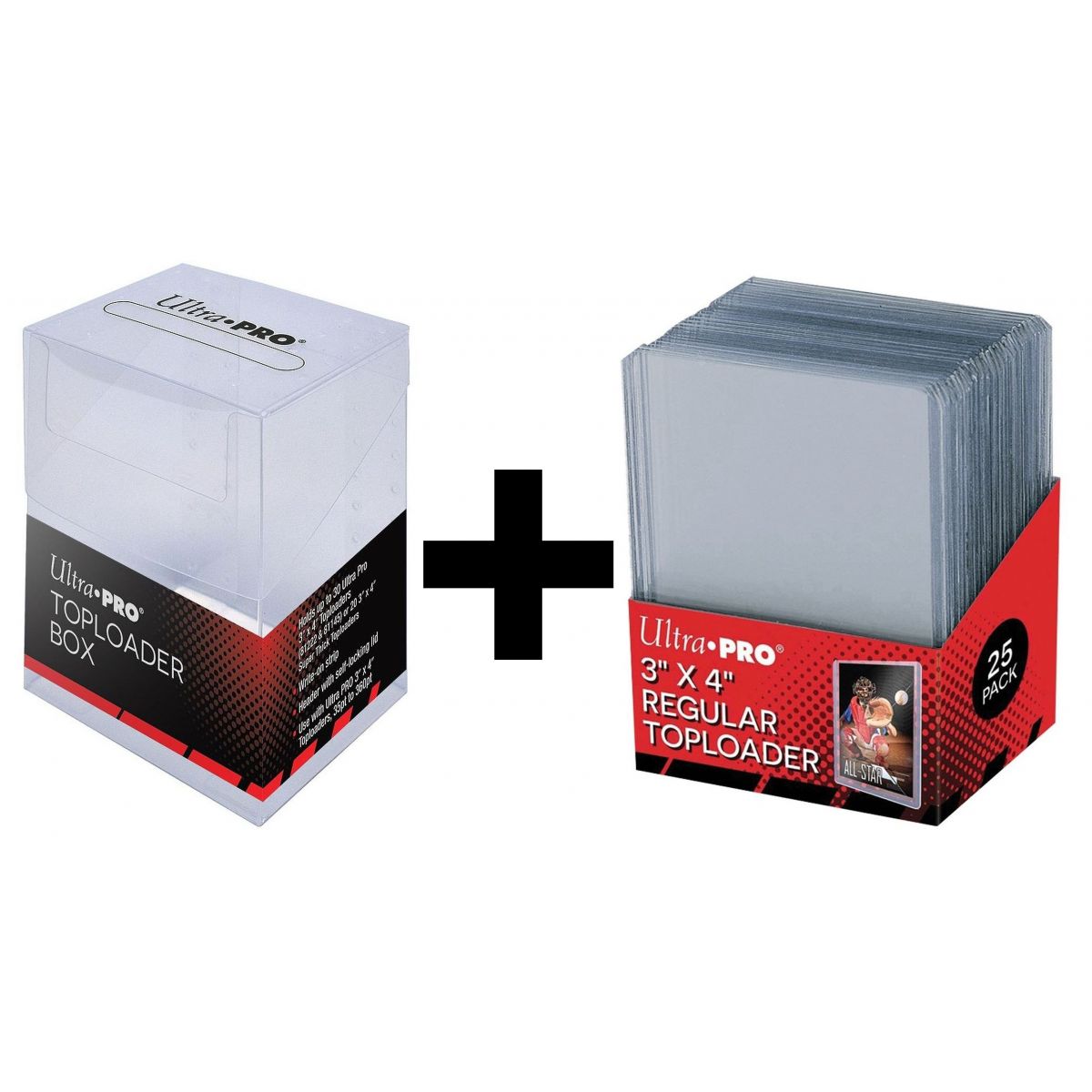 Ultra Pro - Pack - Toploader-Deckbox + 1 Toploader-Pack (25)