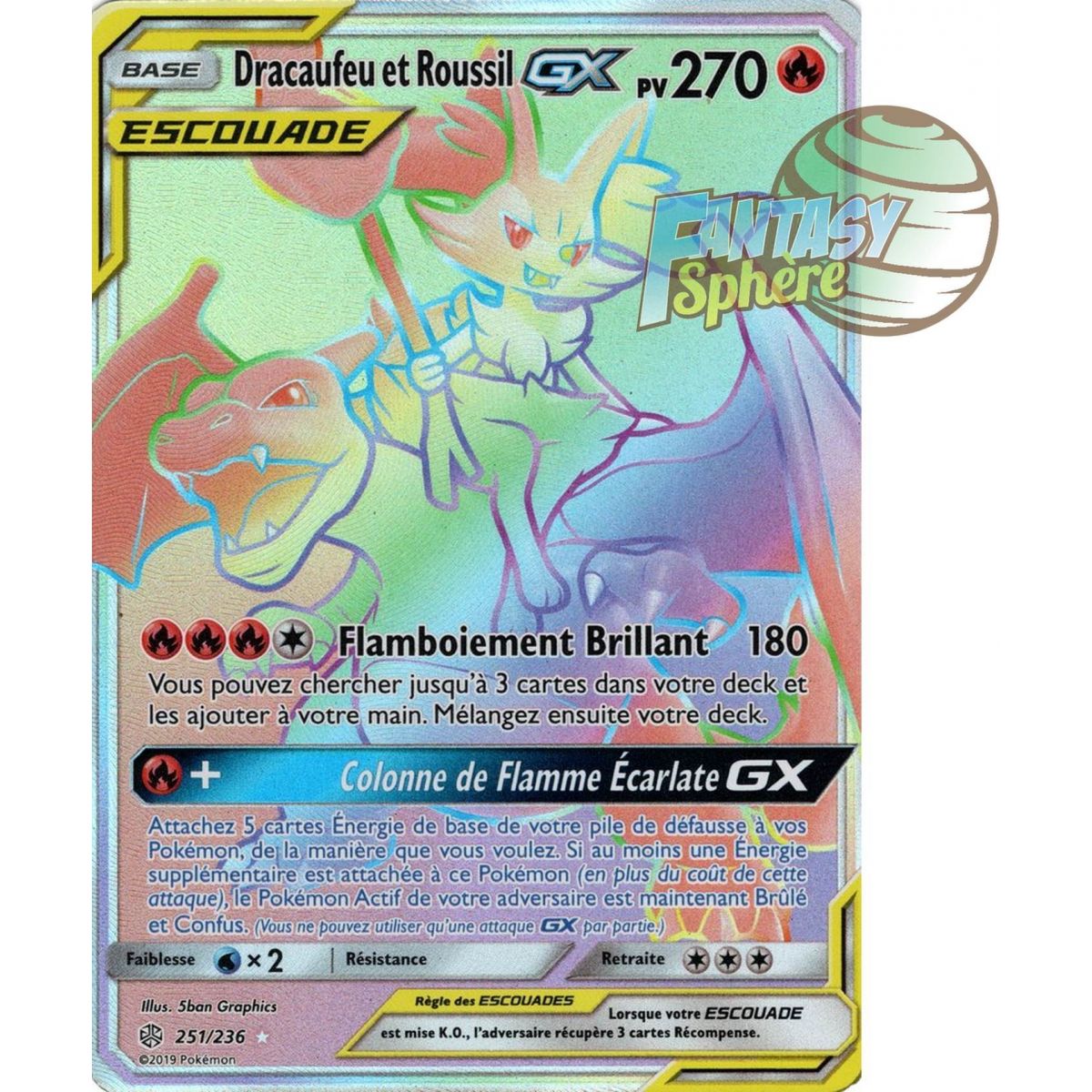 Glurak und Schnupftabak GX – Secret Rare 251/236 – Sonne und Mond 12 Kosmische Sonnenfinsternis