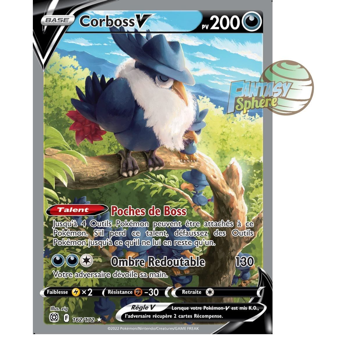 Item Corboss V – Full Art Ultra Rare 162/172 – Sparkling Stars Schwert und Schild