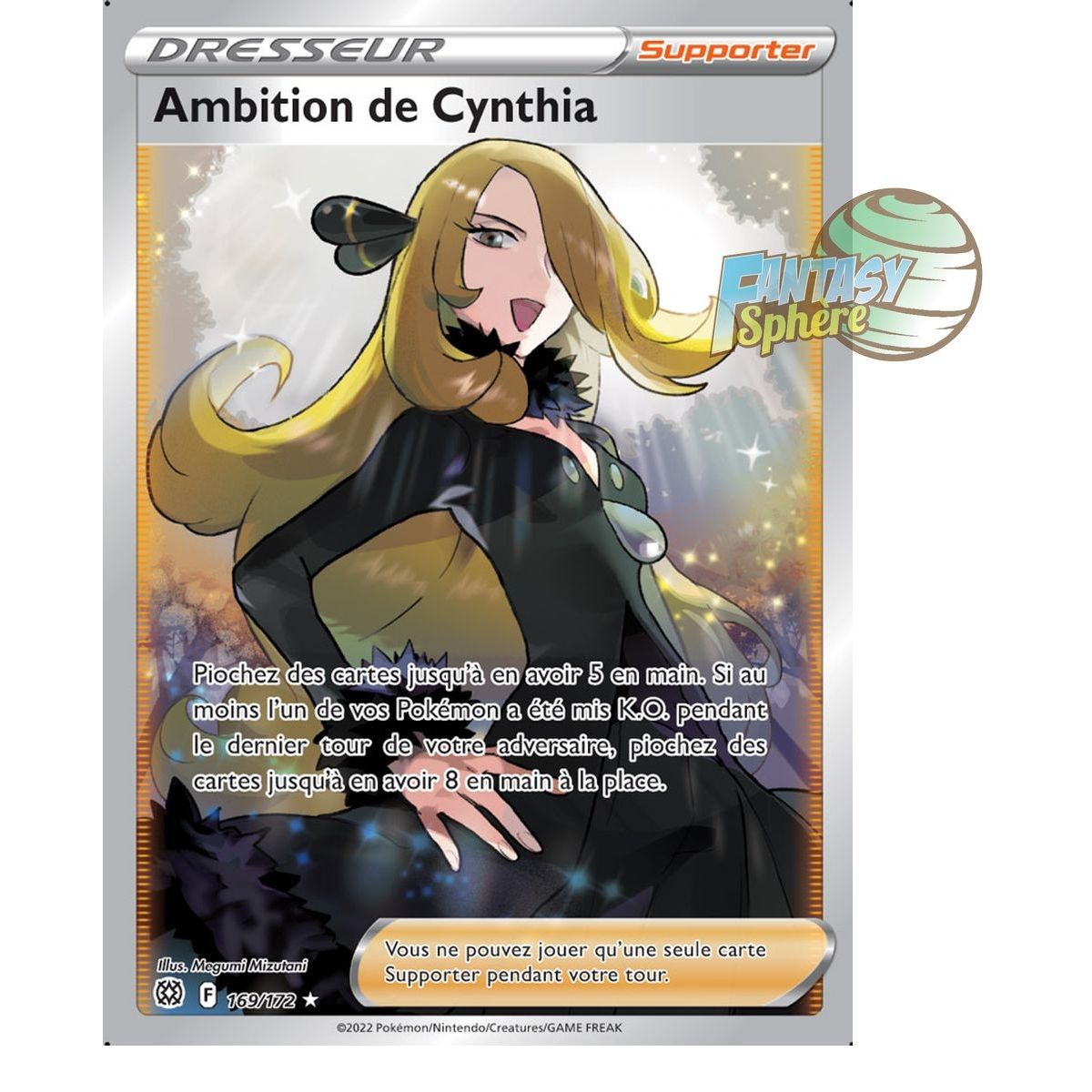 Cynthia's Ambition – Full Art Ultra Rare 169/172 – Sparkling Stars Schwert und Schild
