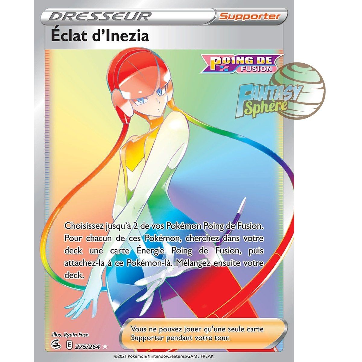 Item Splitter von Inezia – Secret Rare 275/264 – Fusionsfaustschwert und -schild