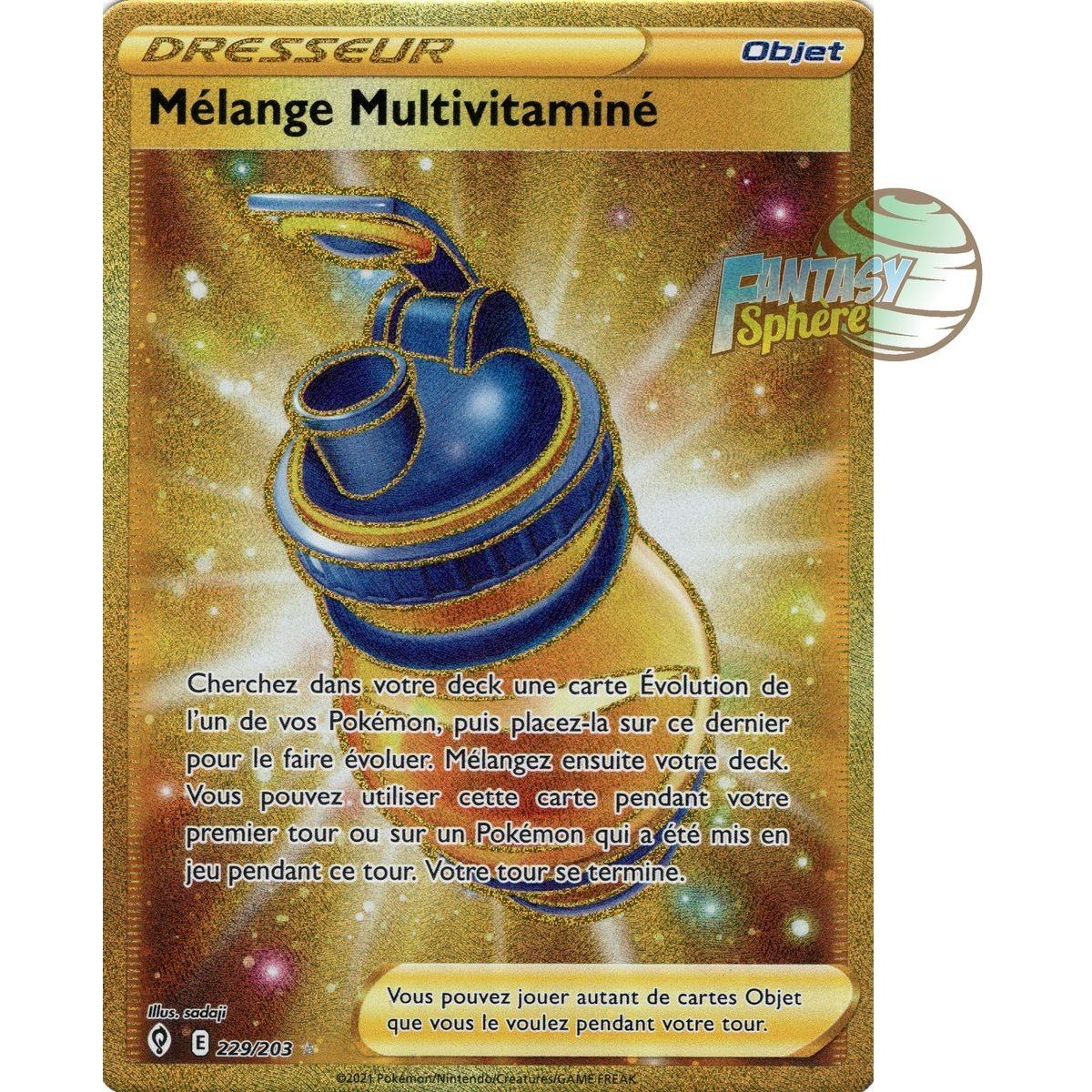 Item Multivitaminmischung – Secret Rare 229/203 – Sword and Shield Evolution Celeste