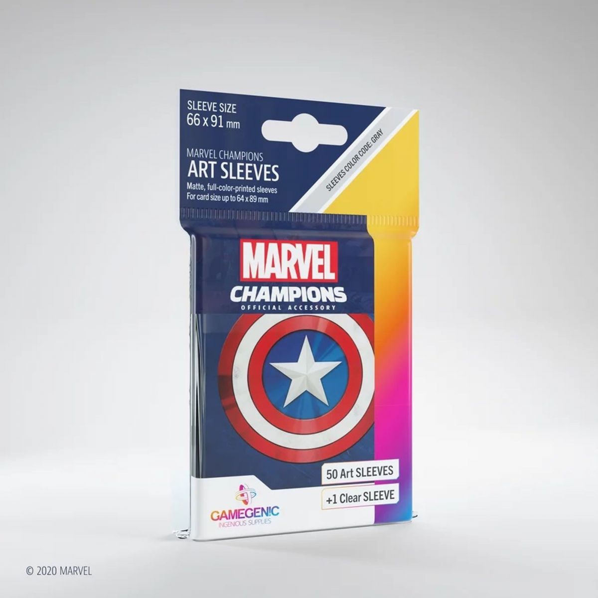 Gamegenic - Kartenhüllen - Standard - Marvel Champions: Captain America (50)