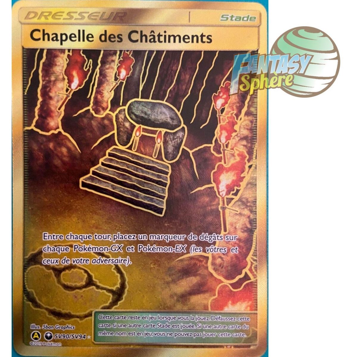 Kapelle der Strafen – Full Art Ultra Rare SV90/SV94 – Sonne und Mond 11,5 Okkulte Schicksale