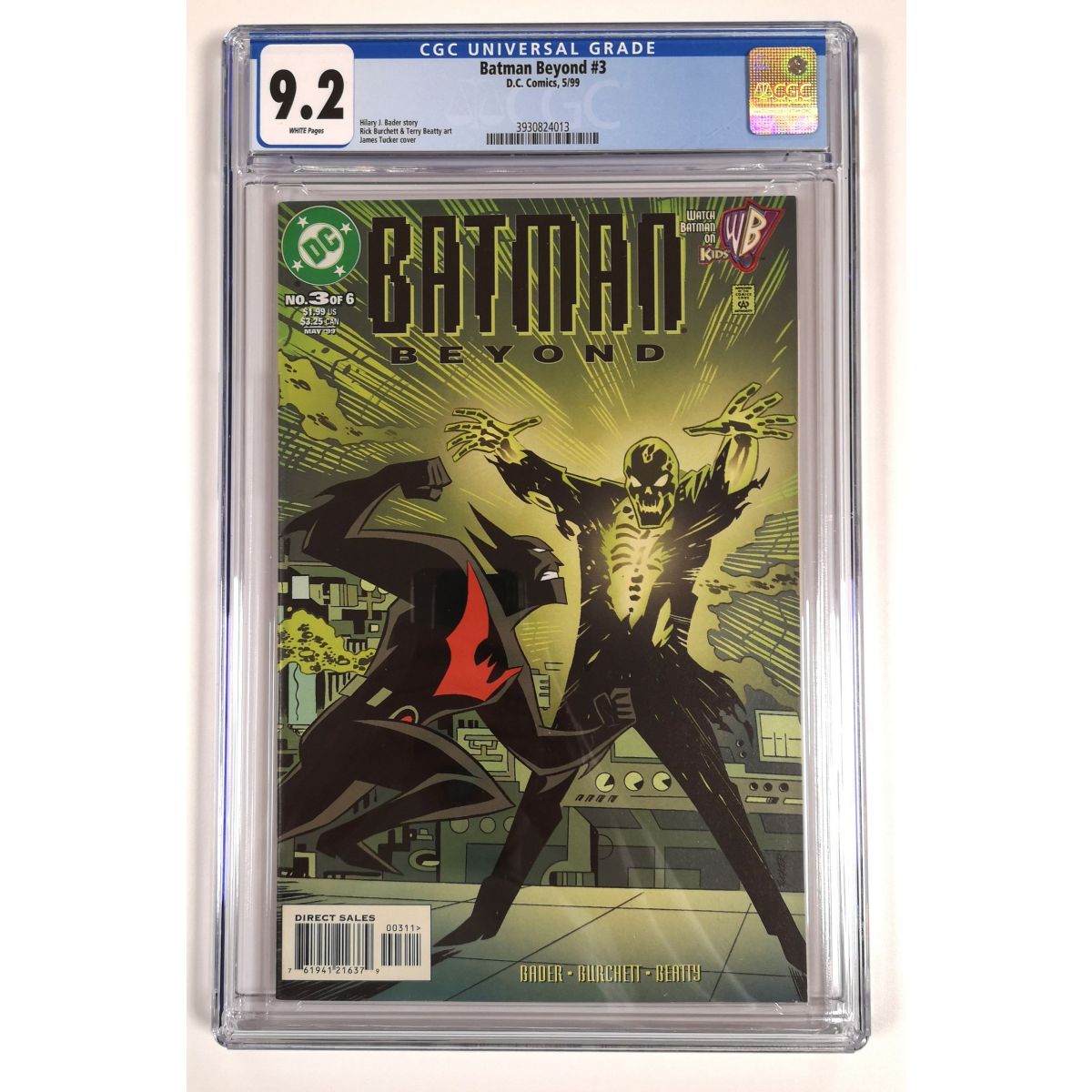 Comics – D.C. – Batman Beyond Nr. 3 (1999 1. Serie) – [CGC 9.2 – Weiße Seiten]