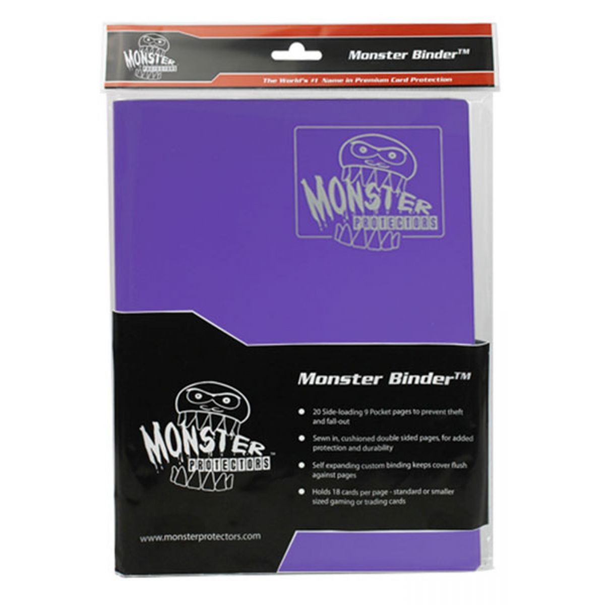 Monster – Ordner – 9 Fächer, mattviolett – mattviolett – 160 Fächer