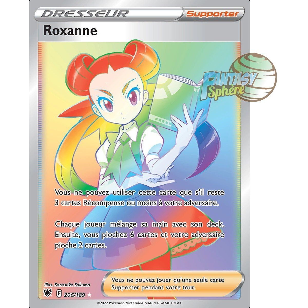 Item Roxanne – Secret Rare 206/189 – Schwert und Schild strahlende Sterne