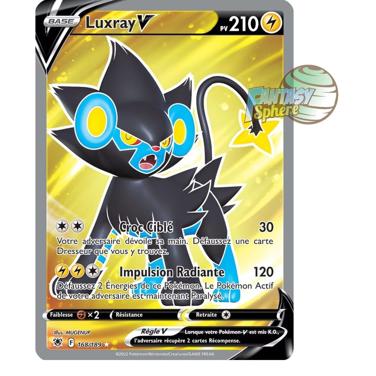 Item Luxray V – Full Art Ultra Rare 168/189 – Schwert und Schild Strahlende Sterne