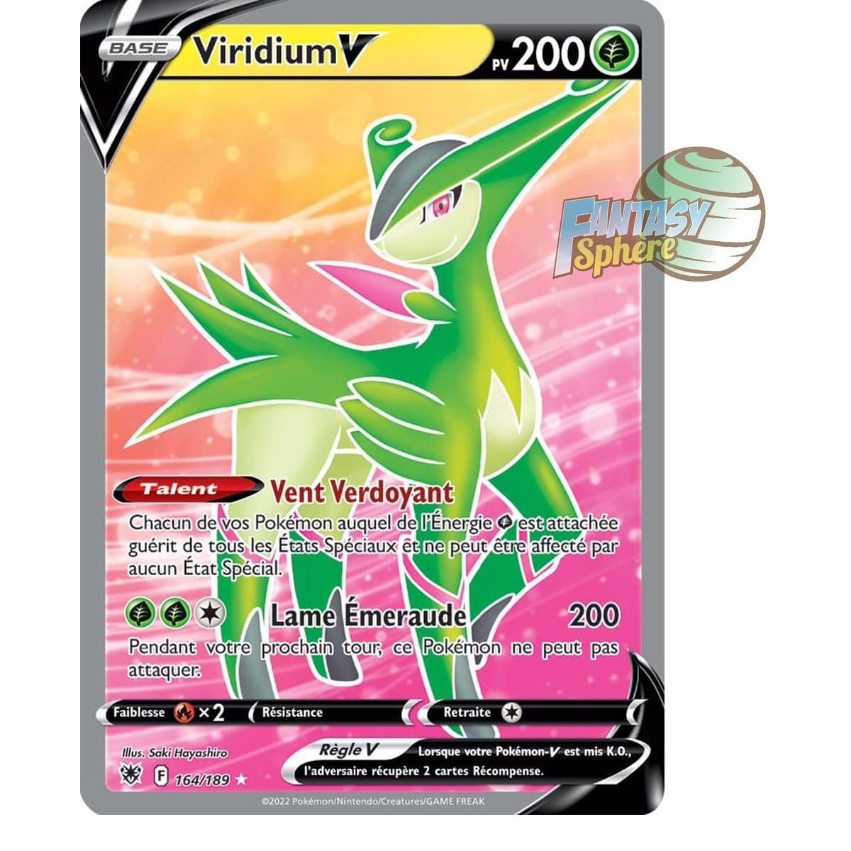 Item Viridium V – Full Art Ultra Rare 164/189 – Schwert und Schild Strahlende Sterne