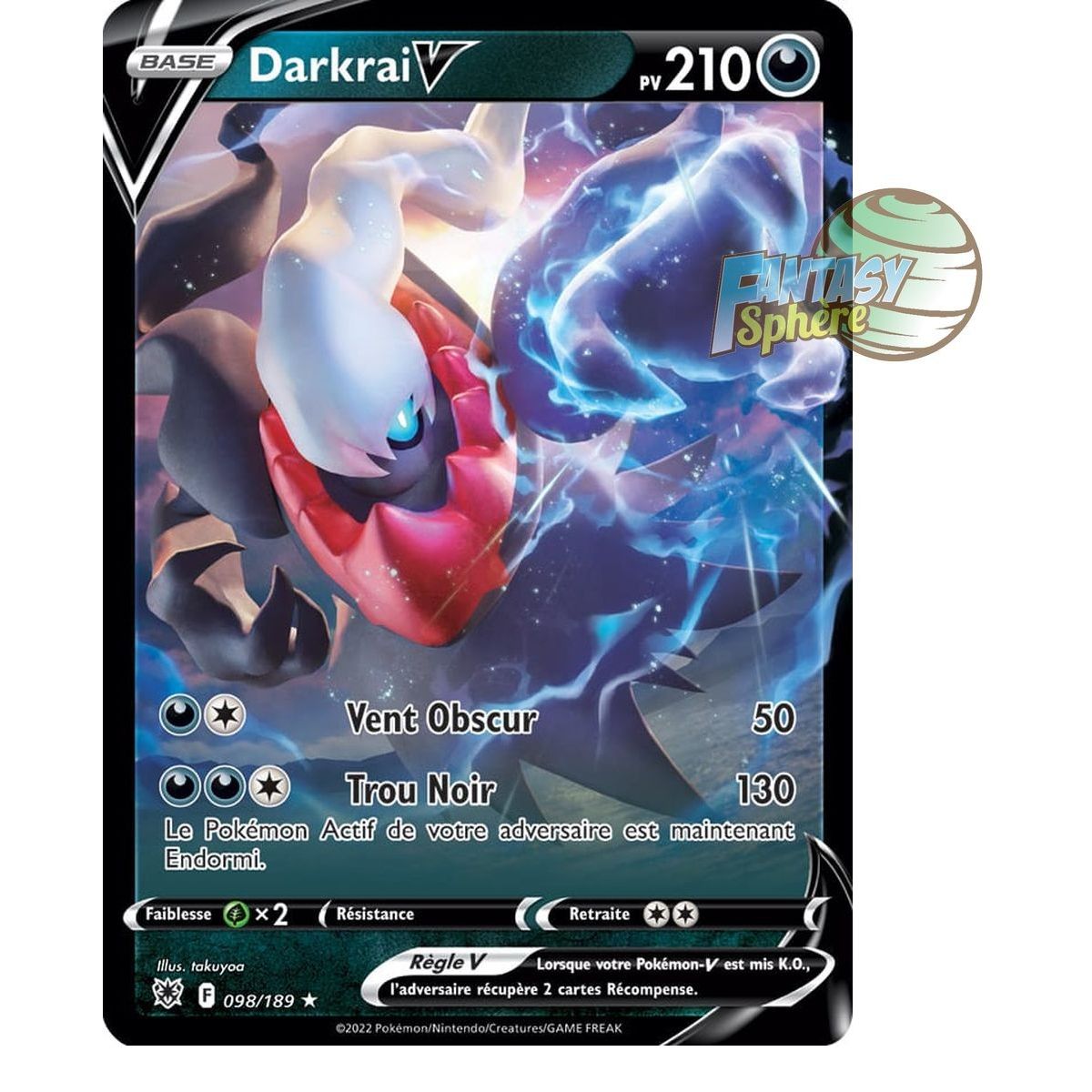 Darkrai V – Ultra Rare 98/189 – Schwert und Schild Strahlende Sterne