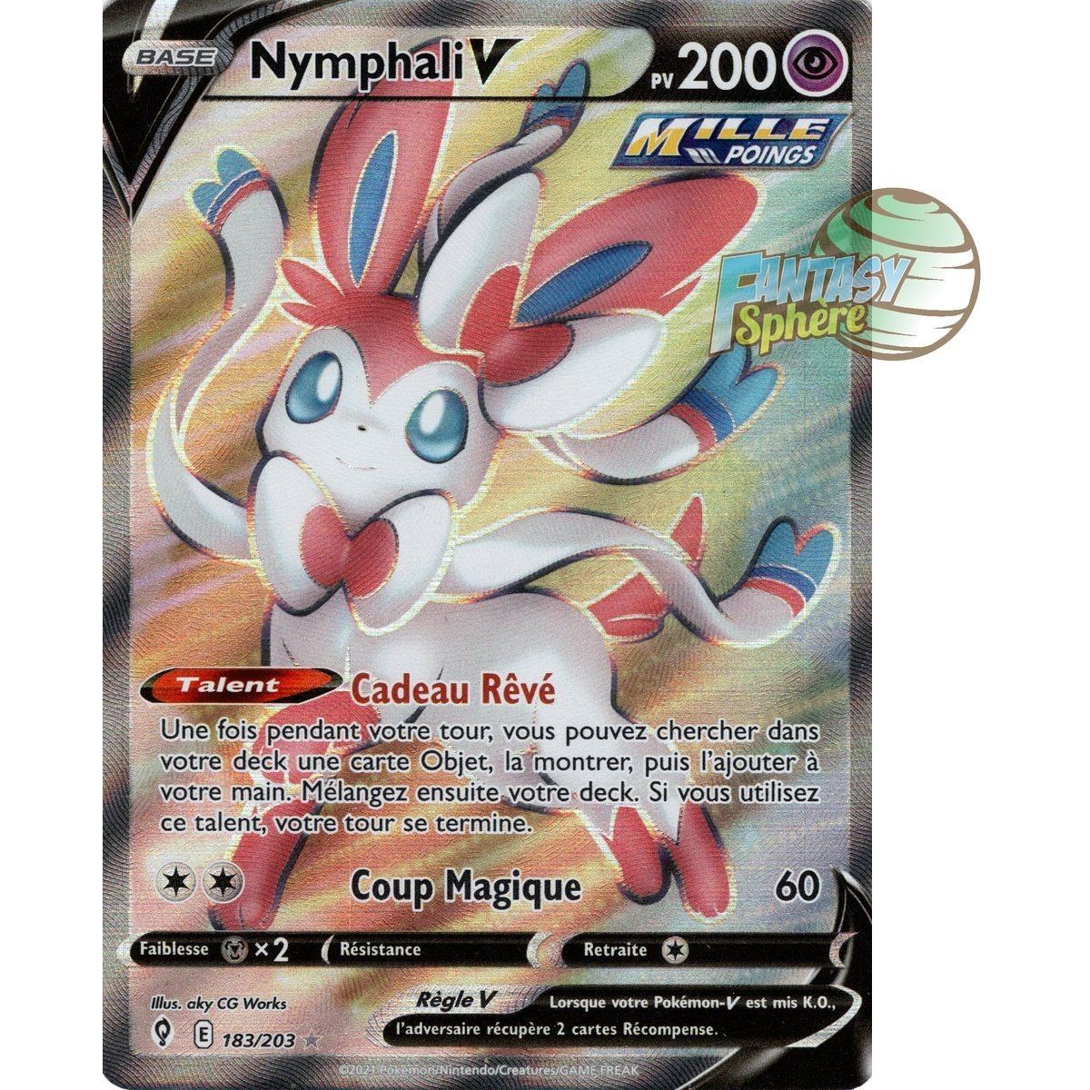 Item Nymphali V – Full Art Ultra Rare 183/203 – Schwert- und Schildentwicklung Celeste