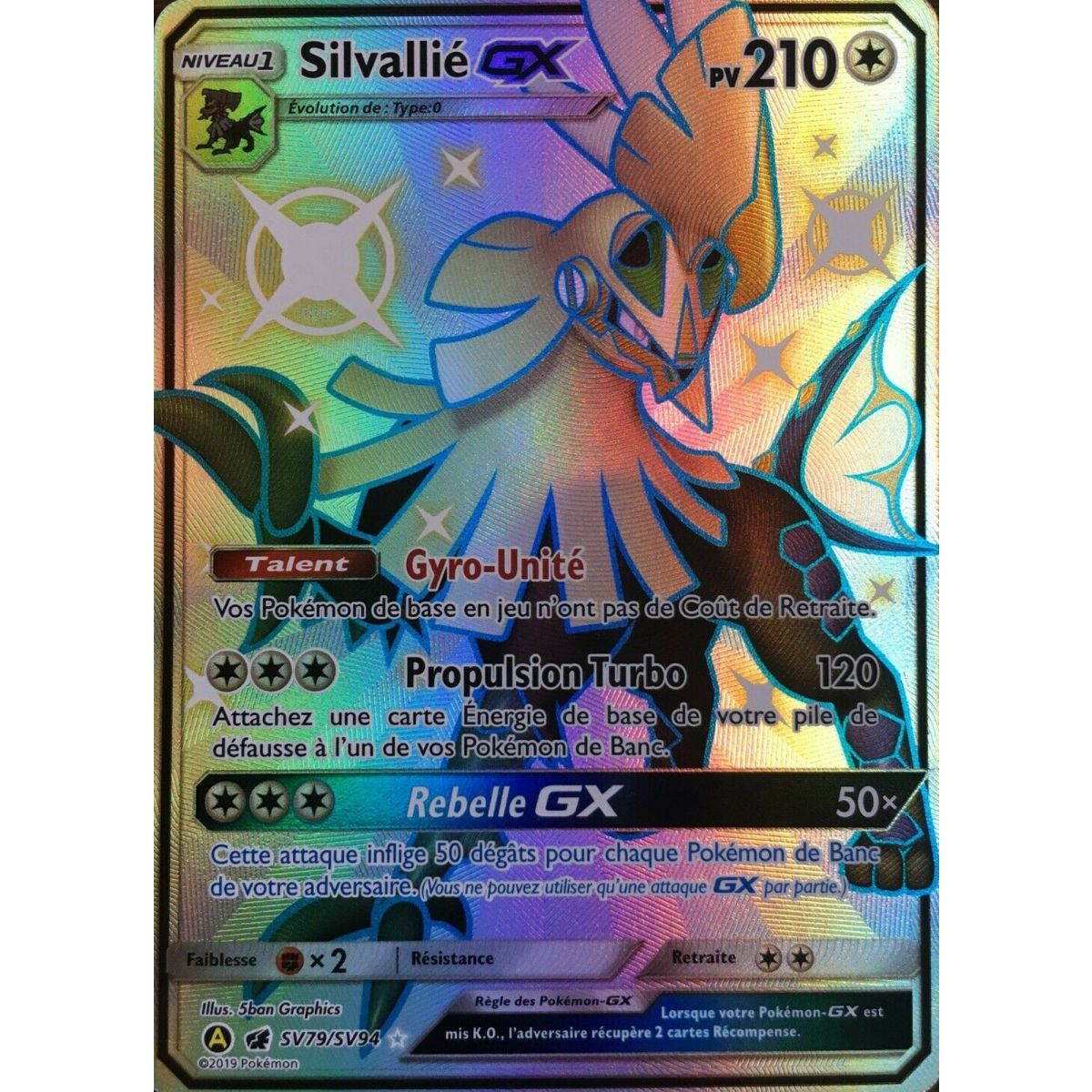 Silvally GX – Full Art Ultra Rare SV79/SV94 – Sonne und Mond 11.5 Verborgene Schicksale