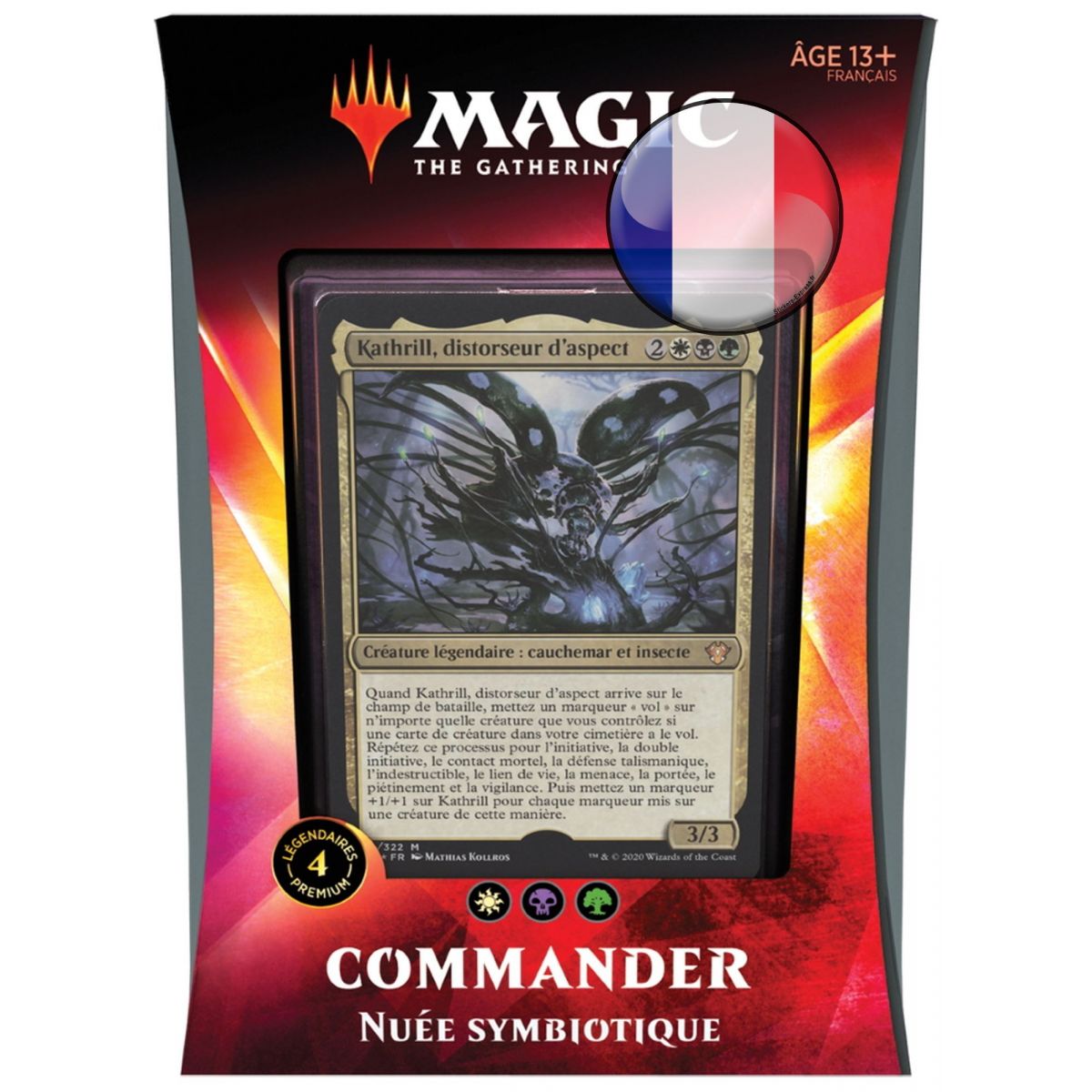 MTG – Deck Commander – Ikoria – Symbiotischer Schwarm – FR