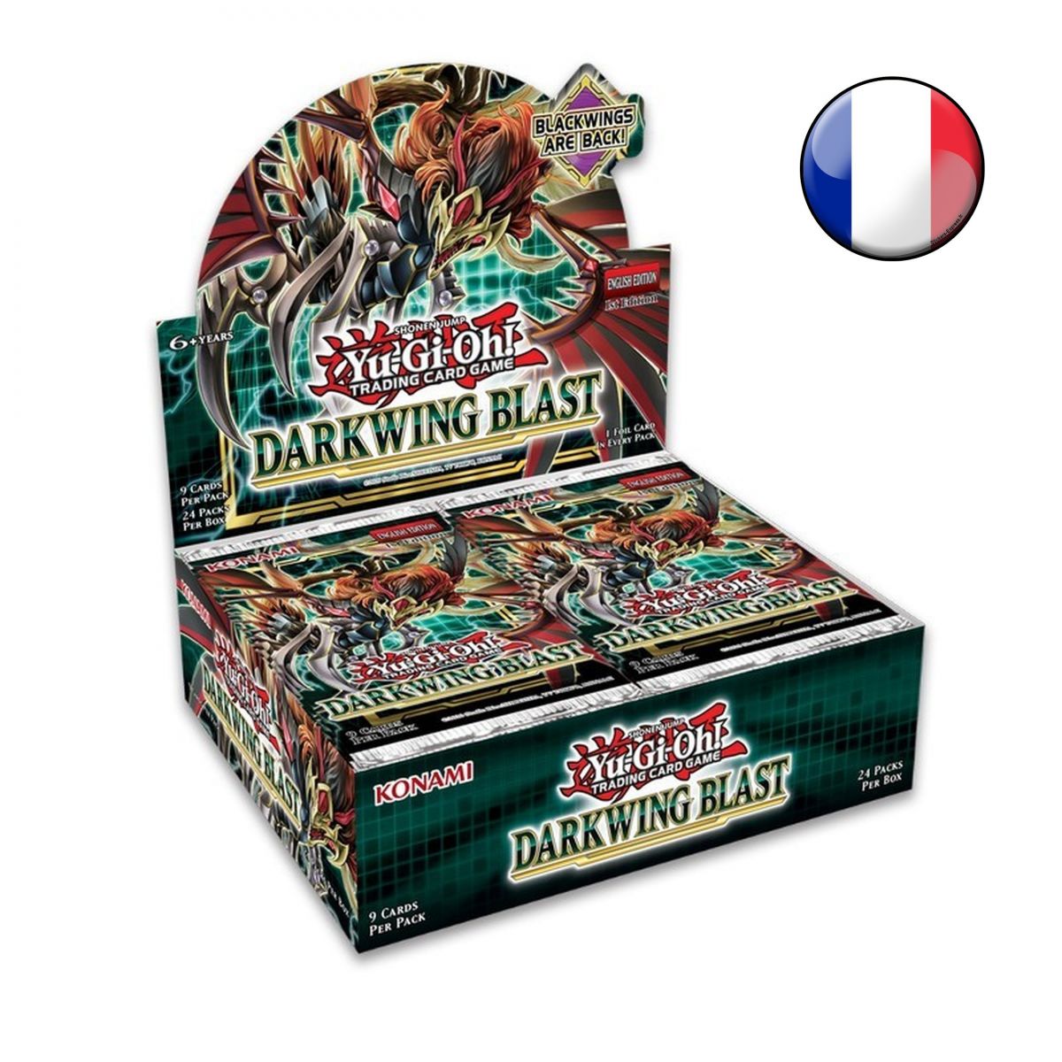 Yu Gi Oh! - Display - Box mit 24 Boostern - Wing of Darkness Explosion - FR