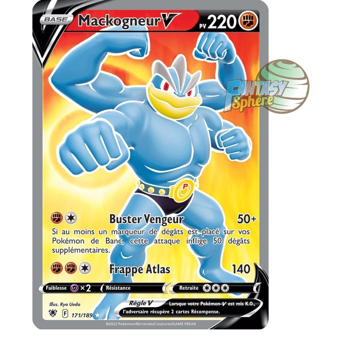 Item Machamp V – Full Art Ultra Rare 171/189 – Schwert und Schild Strahlende Sterne