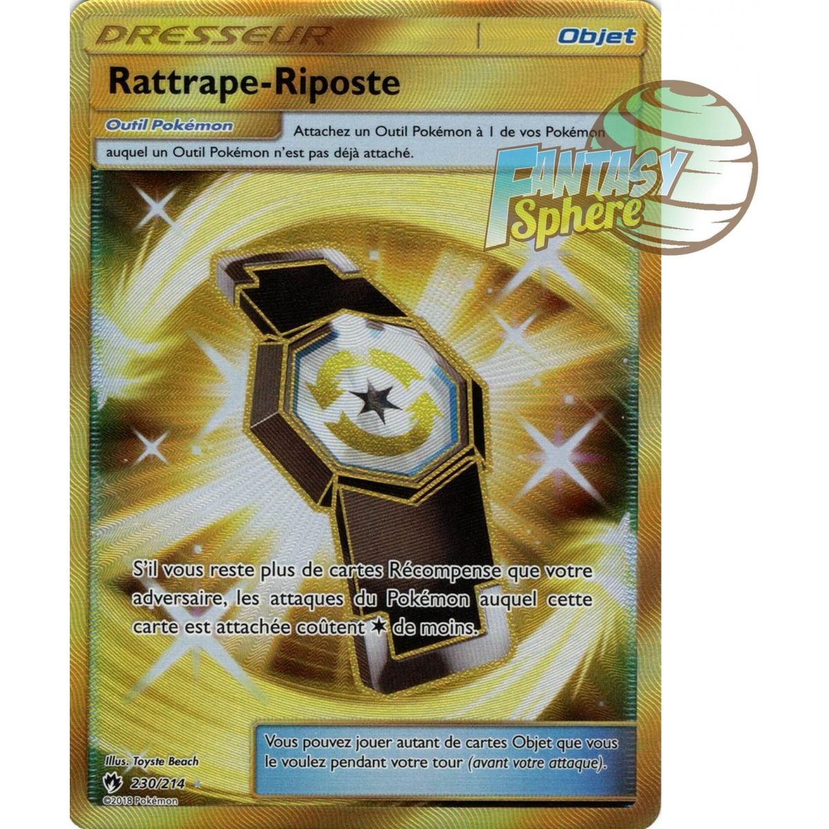 Item Catcher-Riposte – Secret Rare 230/214 – Sonne und Mond 8 Lost Thunder