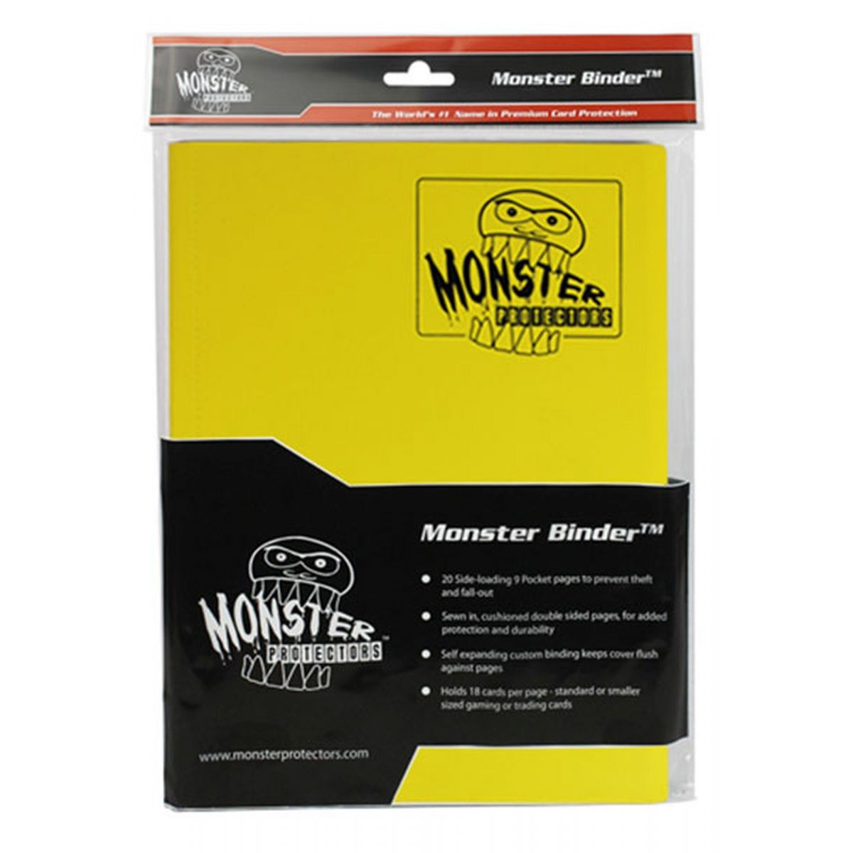 Monster – Ordner – 4 Taschen, mattgelb – mattgelb – 160 Fächer