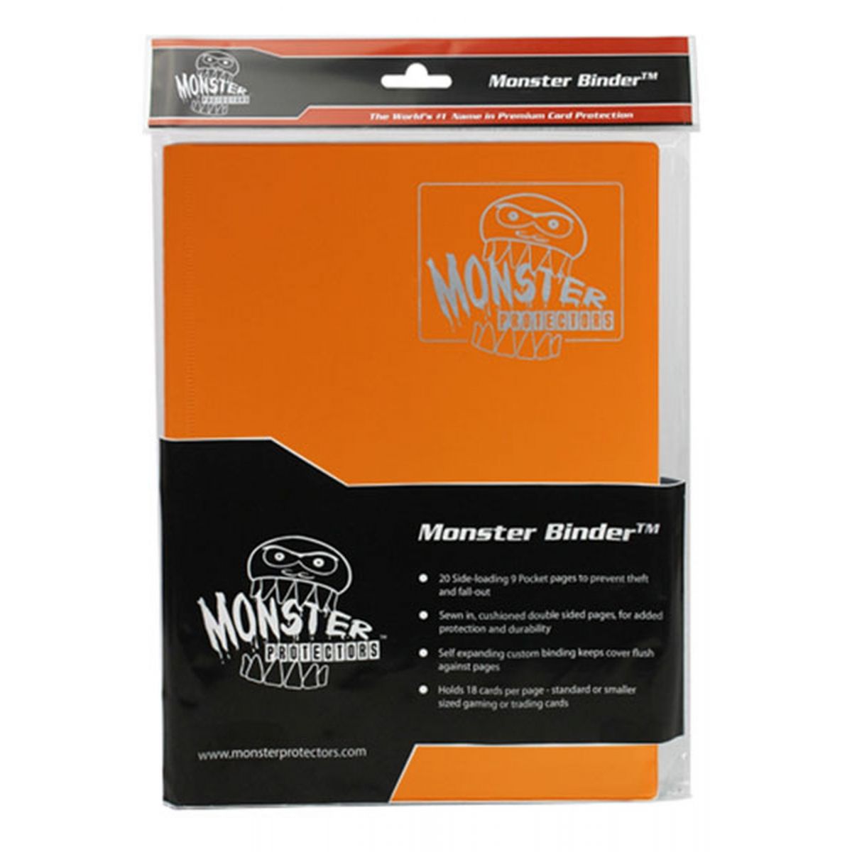 Monster – Ordner – 4 Taschen, mattorange – mattorange – 160 Fächer
