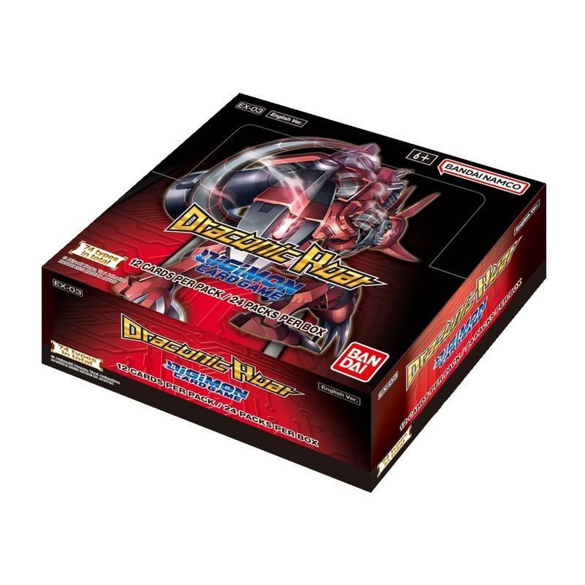 Digimon – Display – Box mit 24 Boostern – EX03 Draconic Roar – DE