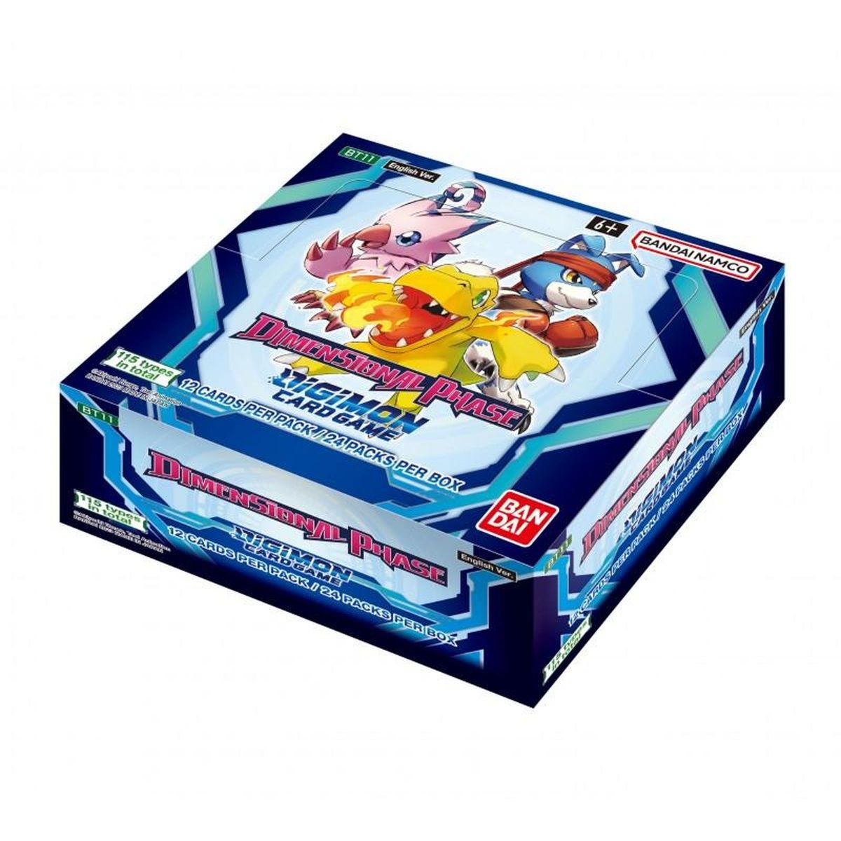 Digimon - Display - Box mit 24 Boostern - BT11 Dimensional Phase - DE