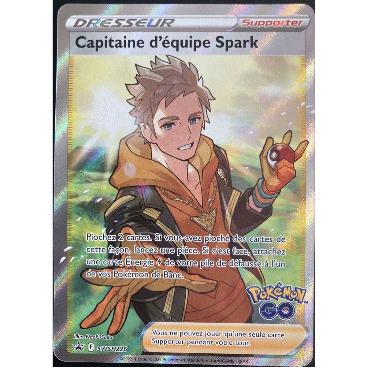 Team Captain Spark – Full Art Ultra Rare – SWSH226