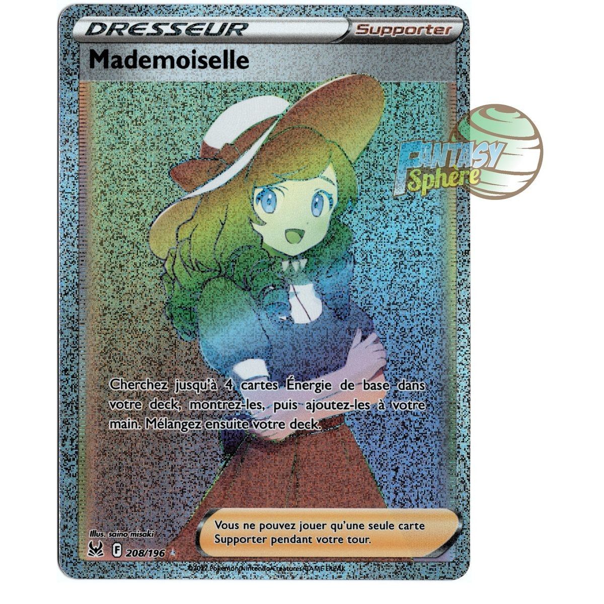 Item Mademoiselle – Secret Rare 208/196 – Schwert und Schild 11 Lost Origin