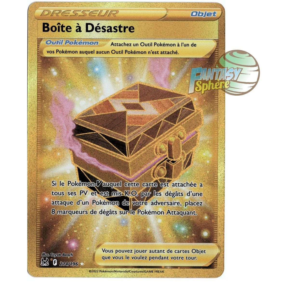 Disaster Box – Secret Rare 214/196 – Sword and Shield 11 Lost Origin