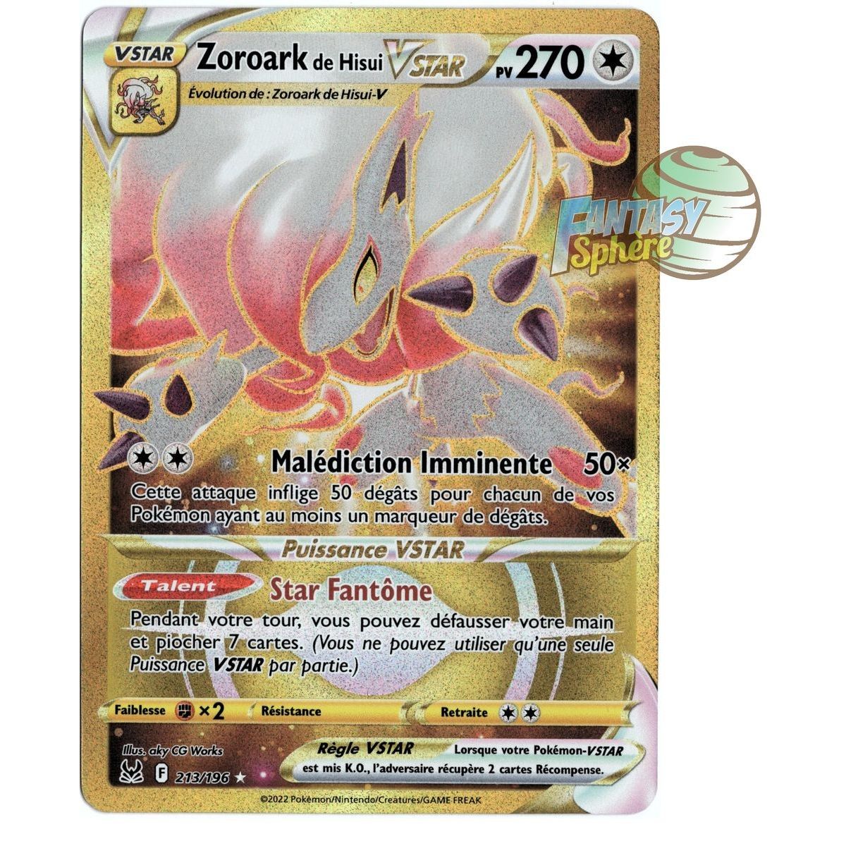 Zoroark von Hisui VSTAR – Secret Rare 213/196 – Schwert und Schild 11 Lost Origin