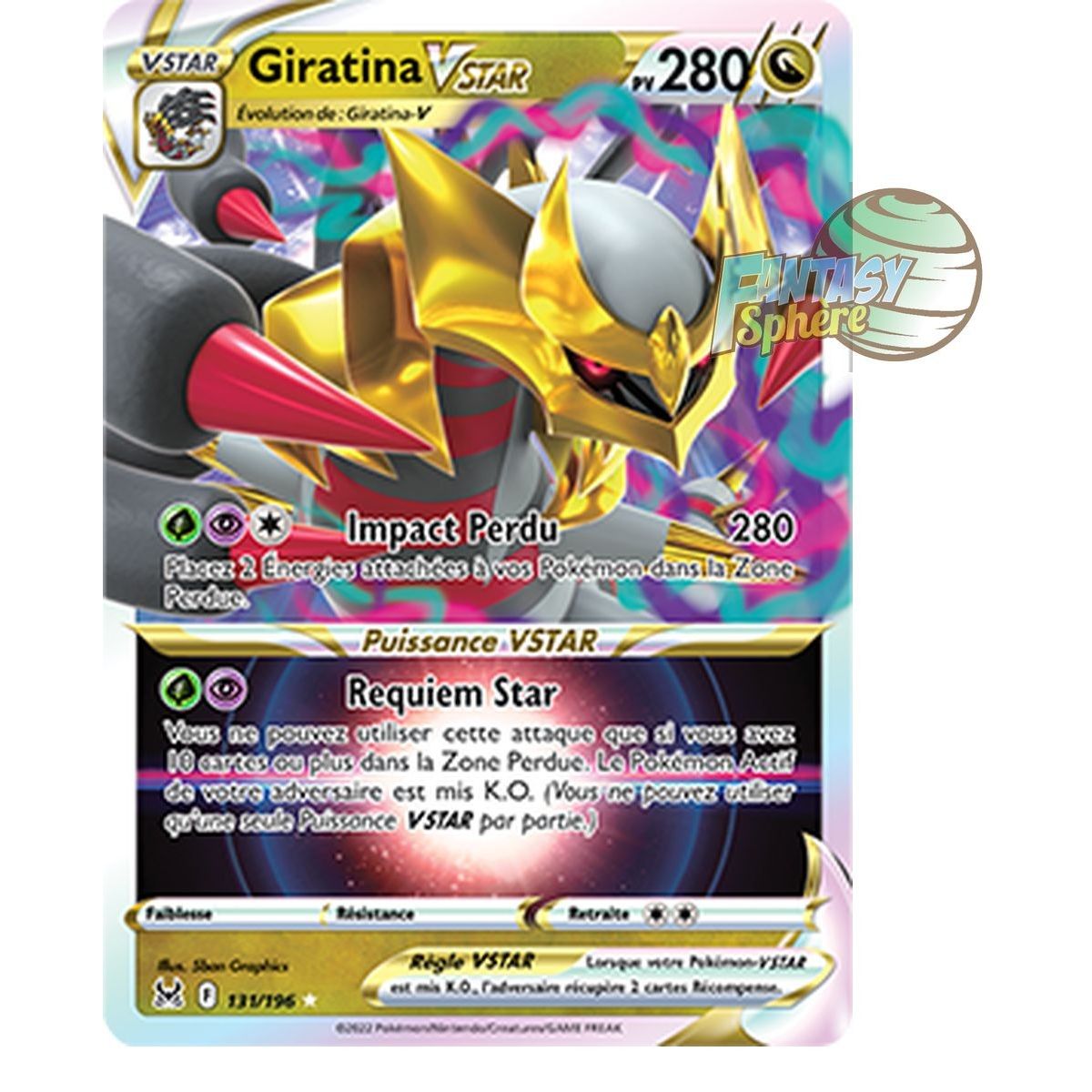 Item Giratina VSTAR – Full Art Ultra Rare 131/196 – Schwert und Schild 11 Lost Origin