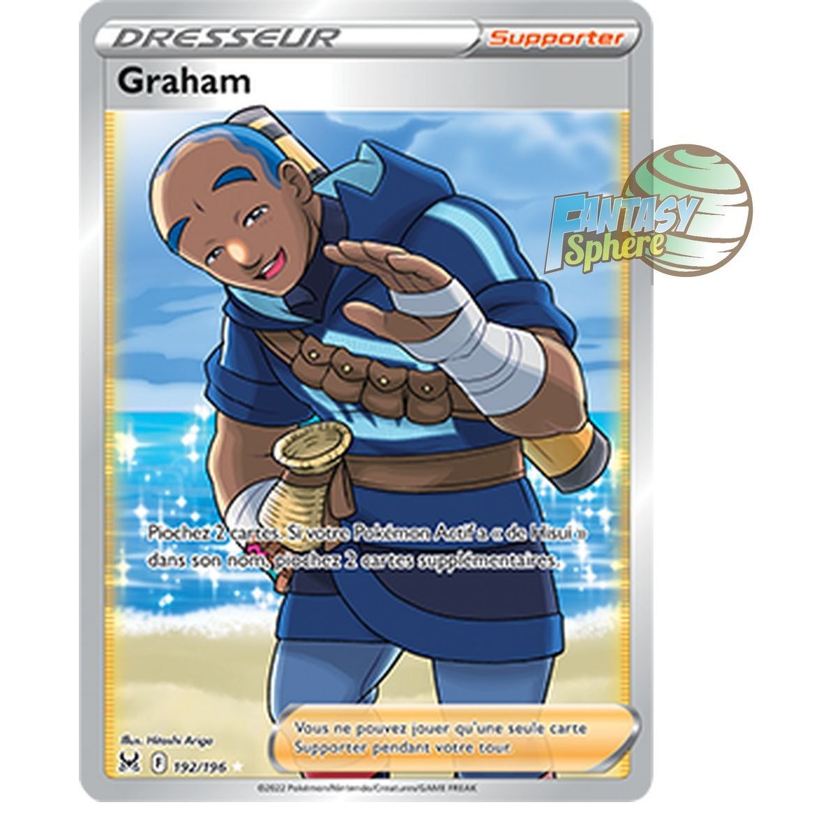 Graham – Full Art Ultra Rare 192/196 – Schwert und Schild 11 Lost Origin