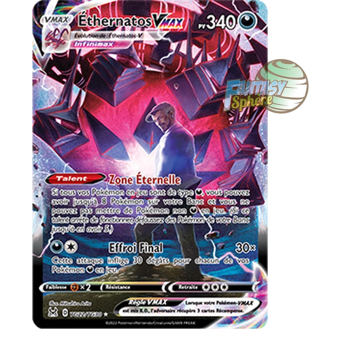 Eternatos VMAX – Full Art Ultra Rare TG22/TG30 – Schwert und Schild 11 Lost Origin
